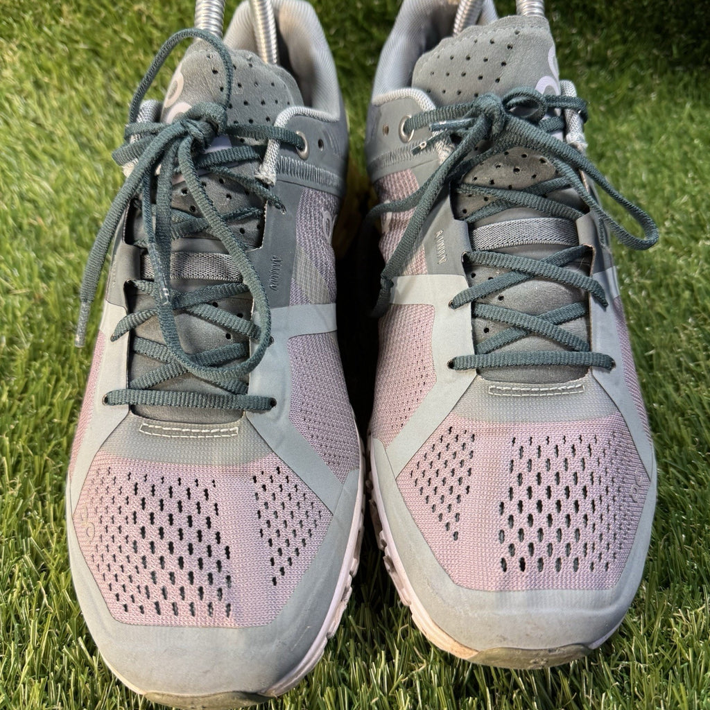 On Cloudflow Running Shoes Sea/Limelight Womens size 8 Comfort, Gym, Athleisure