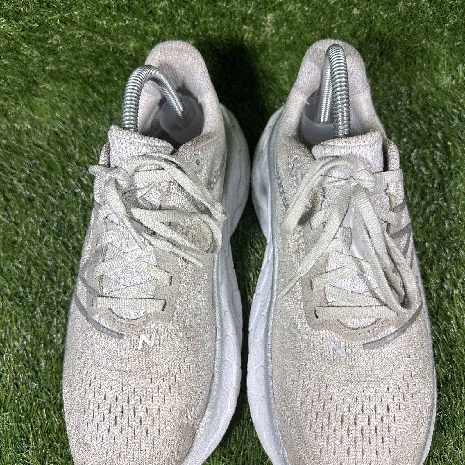 New Balance Womens FF X More V4 WMORNC4 White Running Shoes Sneakers Size 9 B