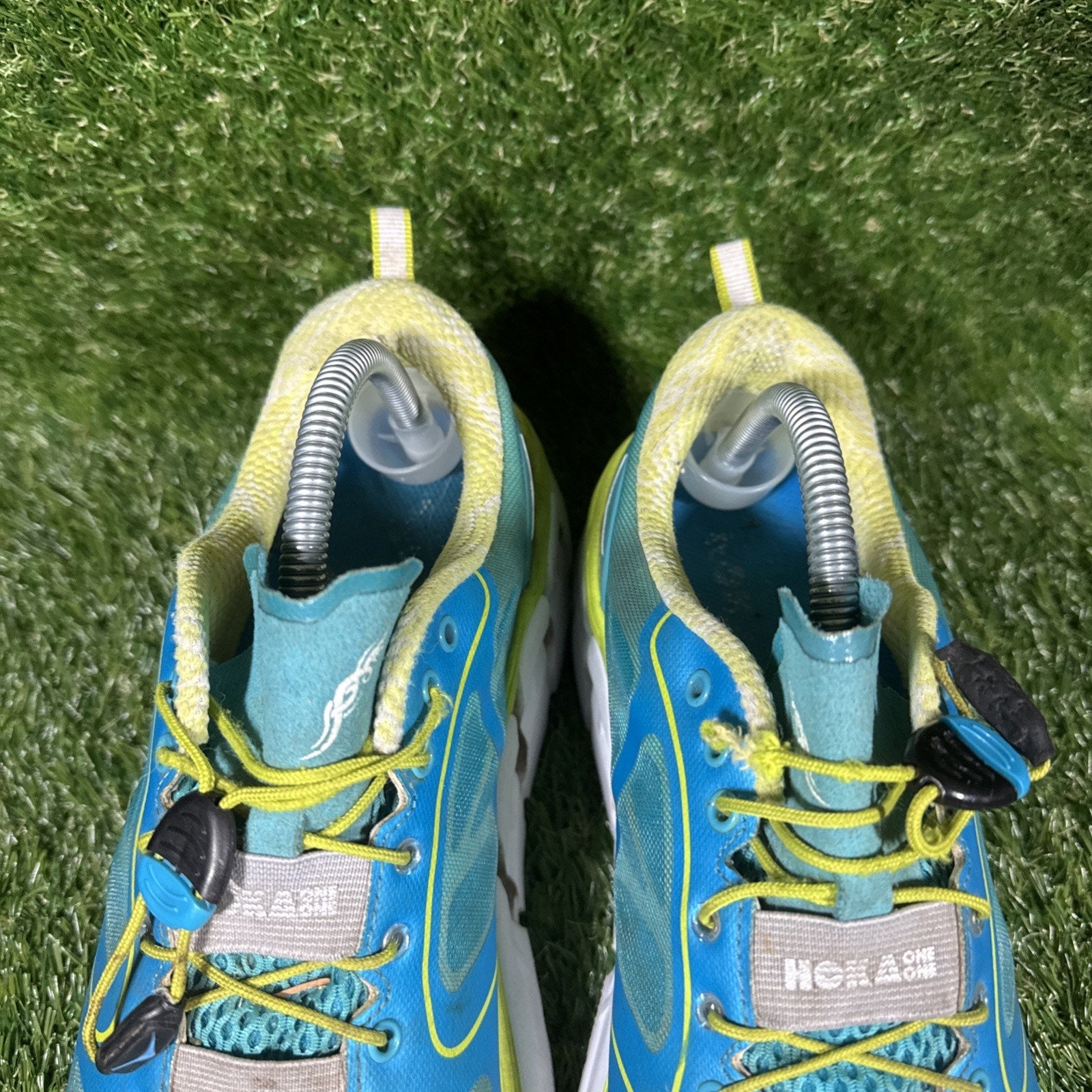 Hoka One One Women Conquest Running Shoe Sneaker 20108 025 Size 10.5 Blue