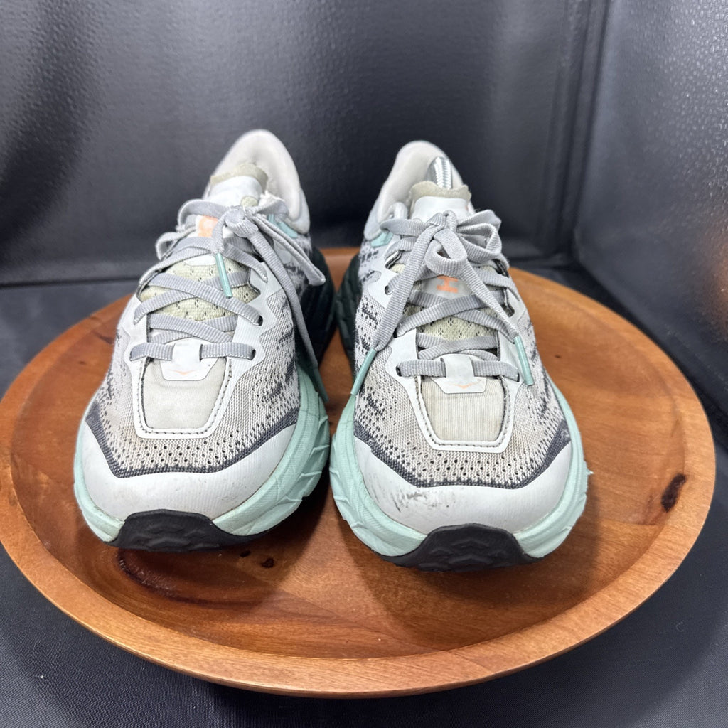 Hoka One One Womens Speedgoat 5 1123158 HMSP Gray Running Shoes Sneakers Size 6B