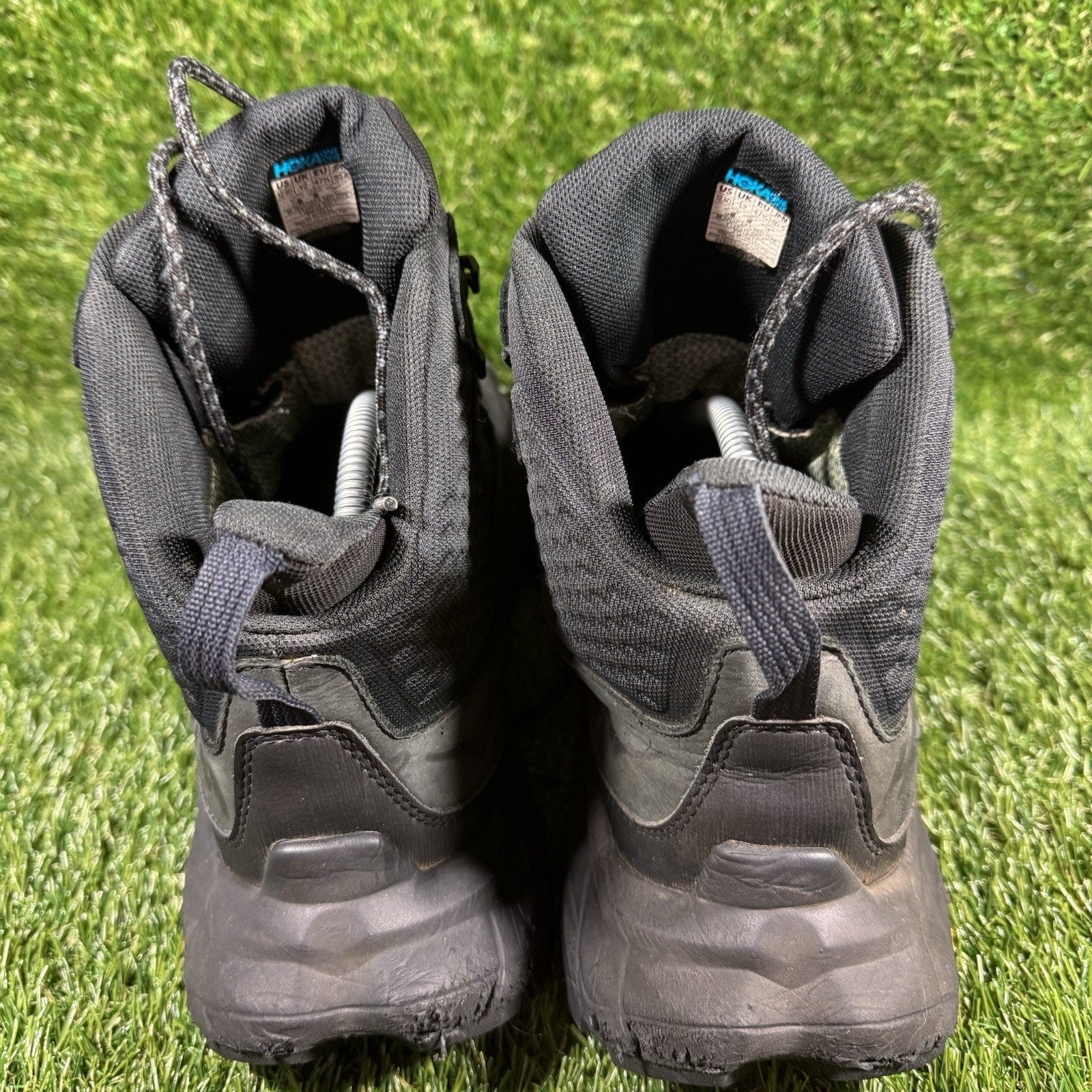 Hoka One Shoes Mens 12.5 Black Anacapa Mid GTX Outdoor Running 1122018 BBLC