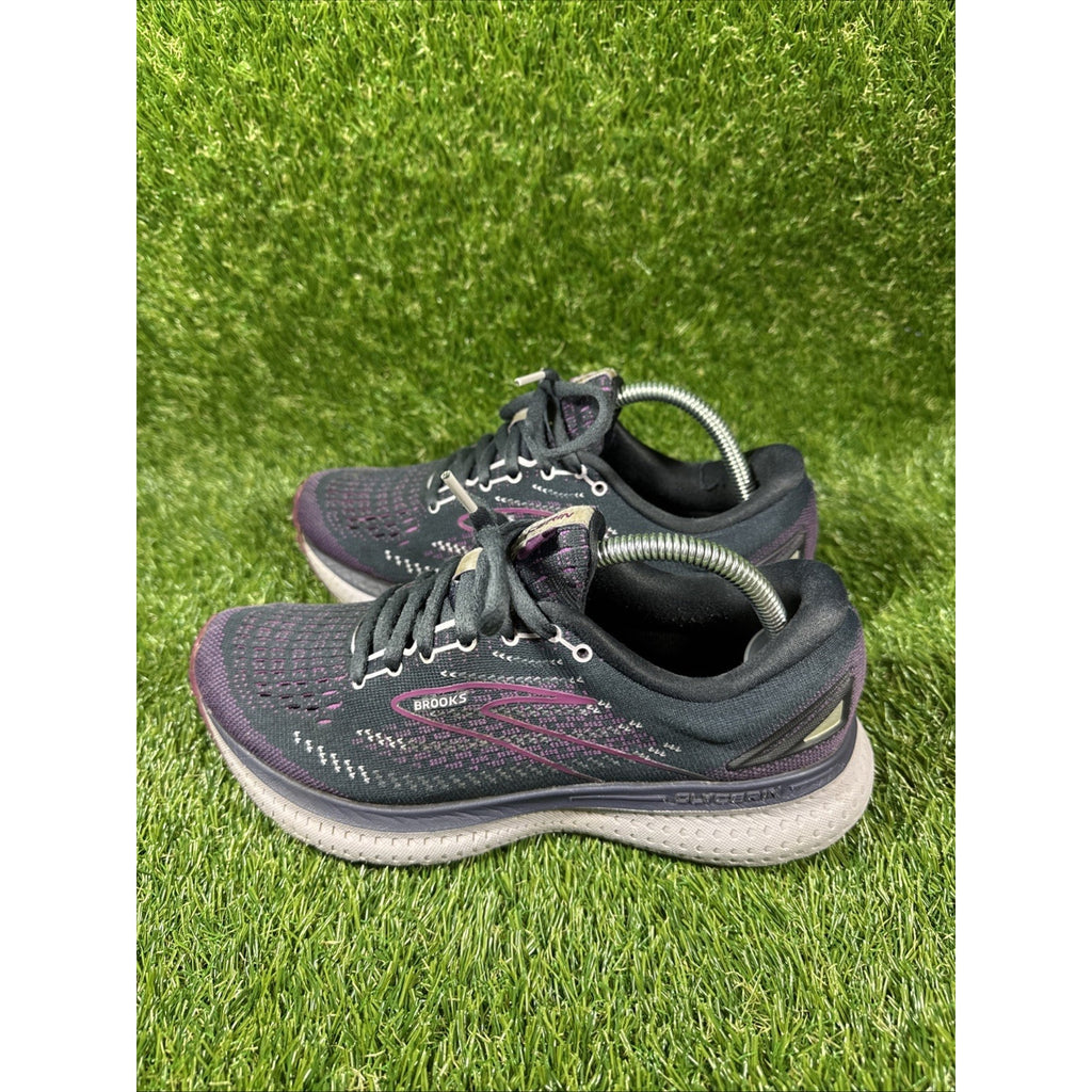 Brooks Womens Glycerin 19 1203431B074 Black Running Shoes Sneakers Size 7 B