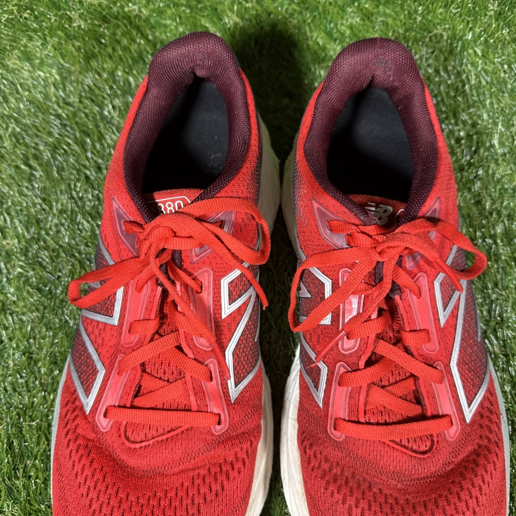 New Balance Fresh Foam X 880 V14 Mens Shoes Sz 10 Red Lace Up Sneakers