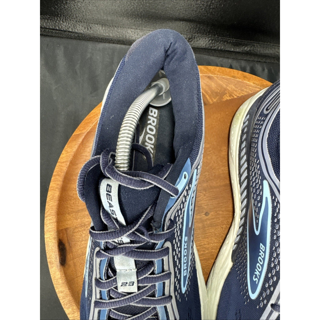 Brooks Beast GTS 23 Mens Size 12 Blue White Athletic Running Shoes Sneakers