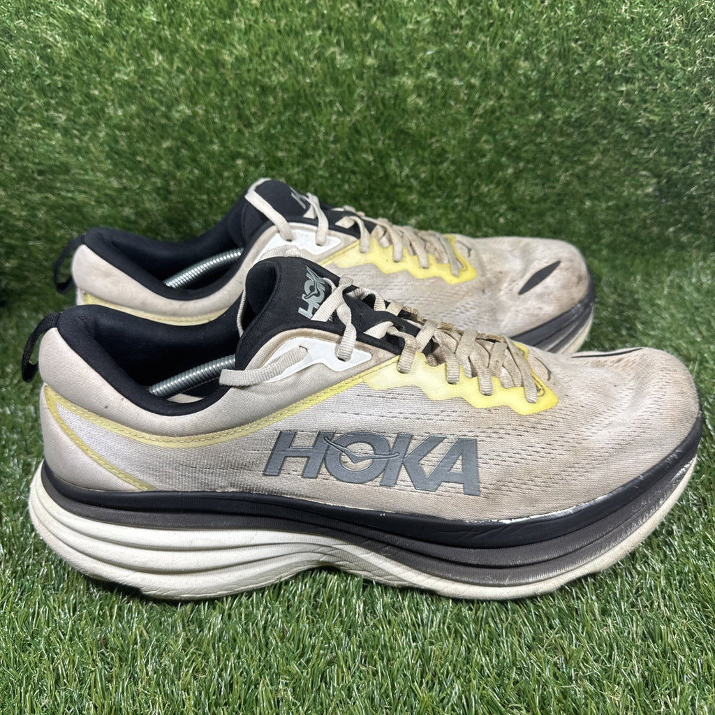Hoka One One Bondi 8 Men's 15D Running Shoes Gym Walking 1123202-WBLC Sneakers