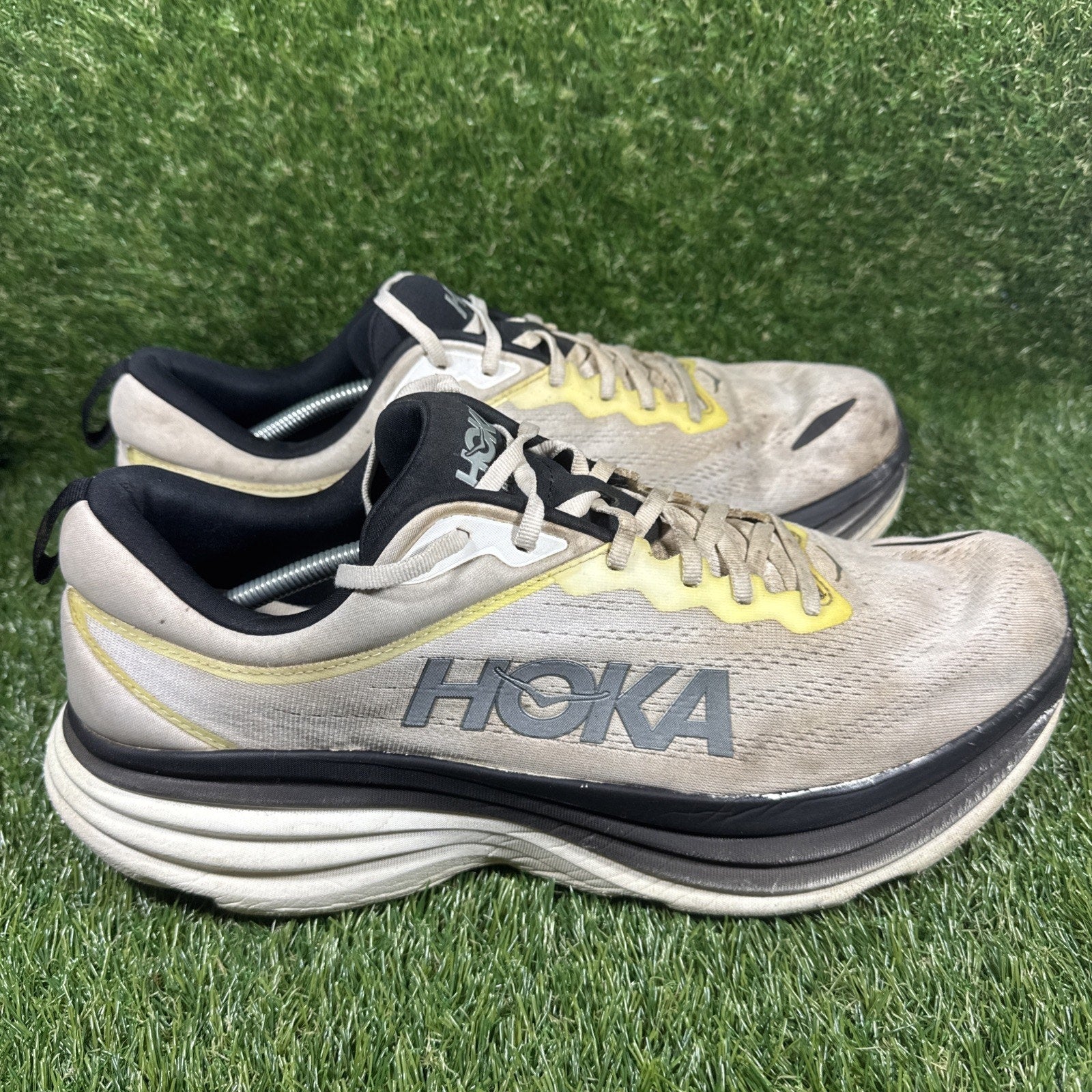 Hoka One One Bondi 8 Men's 15D Running Shoes Gym Walking 1123202-WBLC Sneakers
