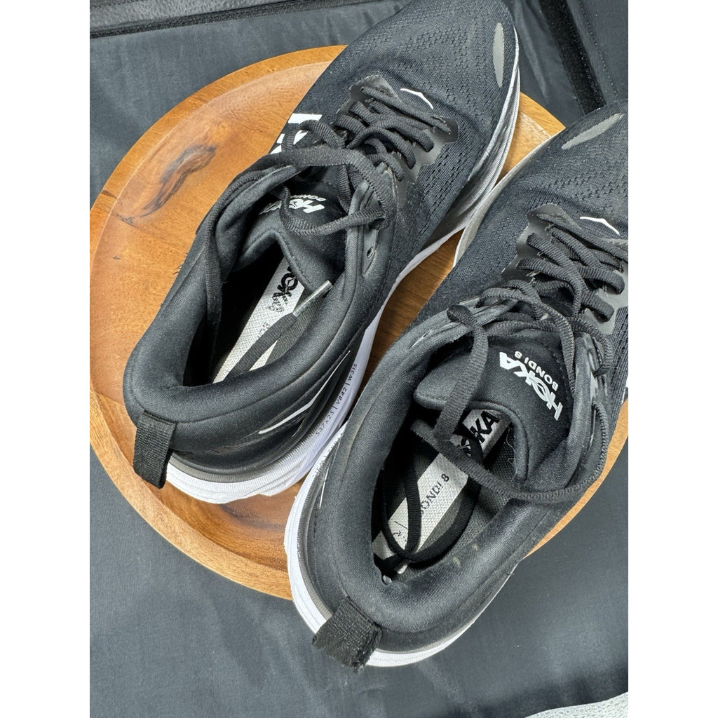 Hoka Men’s Bondi 8 Shoe Sneaker Running Athletic Tennis Shoe Black Size 10.5