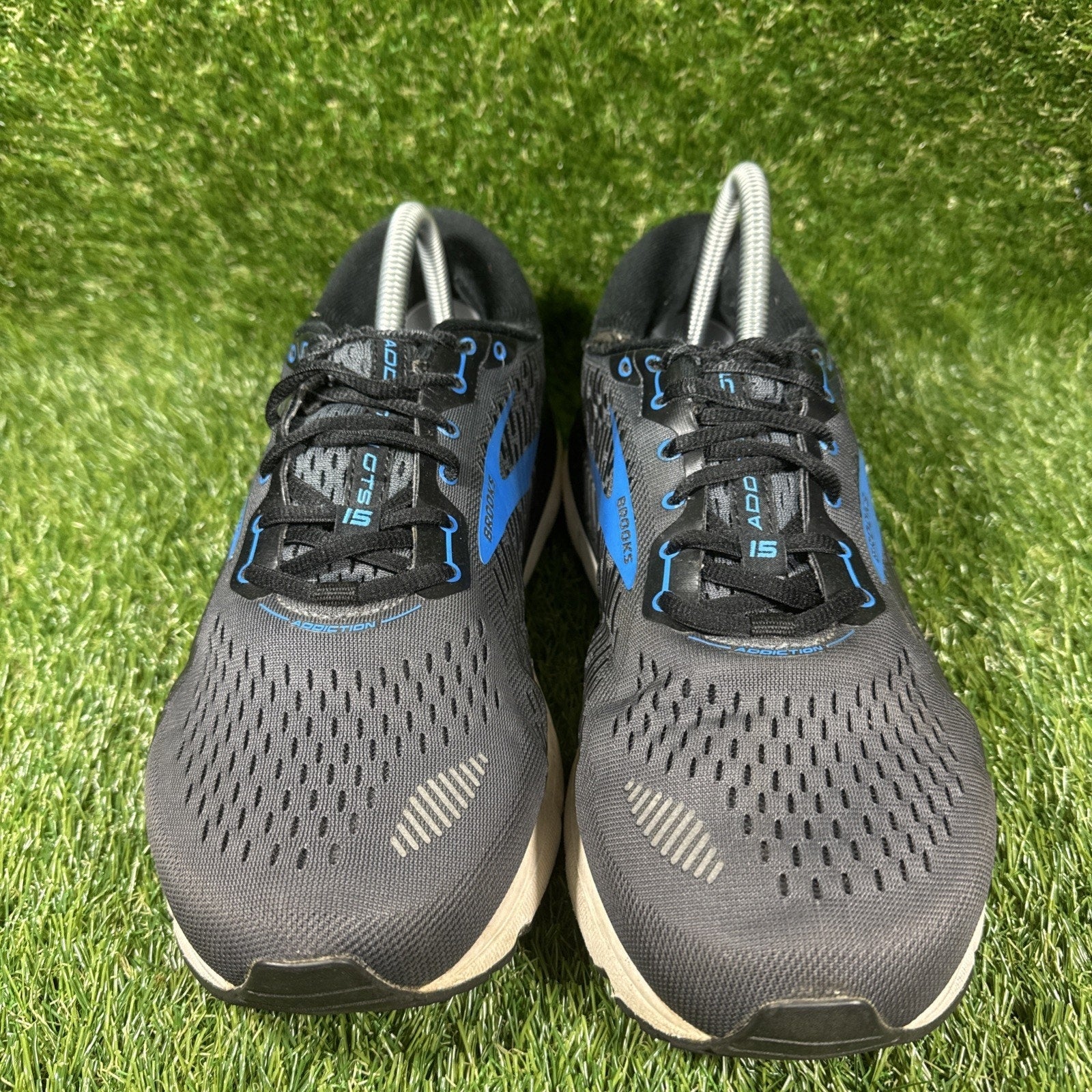 Brooks Addiction GTS 15 Shoes Mens 9 Extra Wide (4E) Black 1103654E077 Running