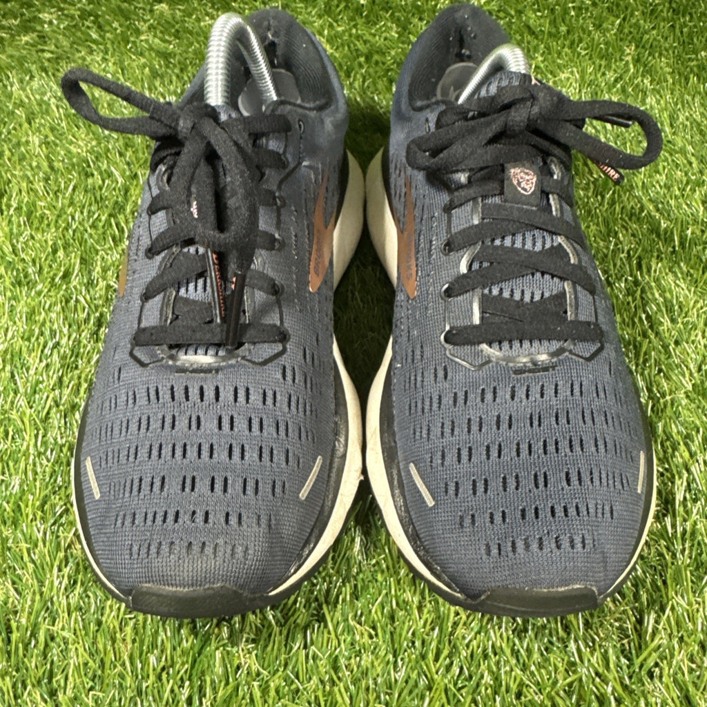 Brooks Womens Ghost 13 1203381B483 Black Running Shoes Sneakers Size 7B