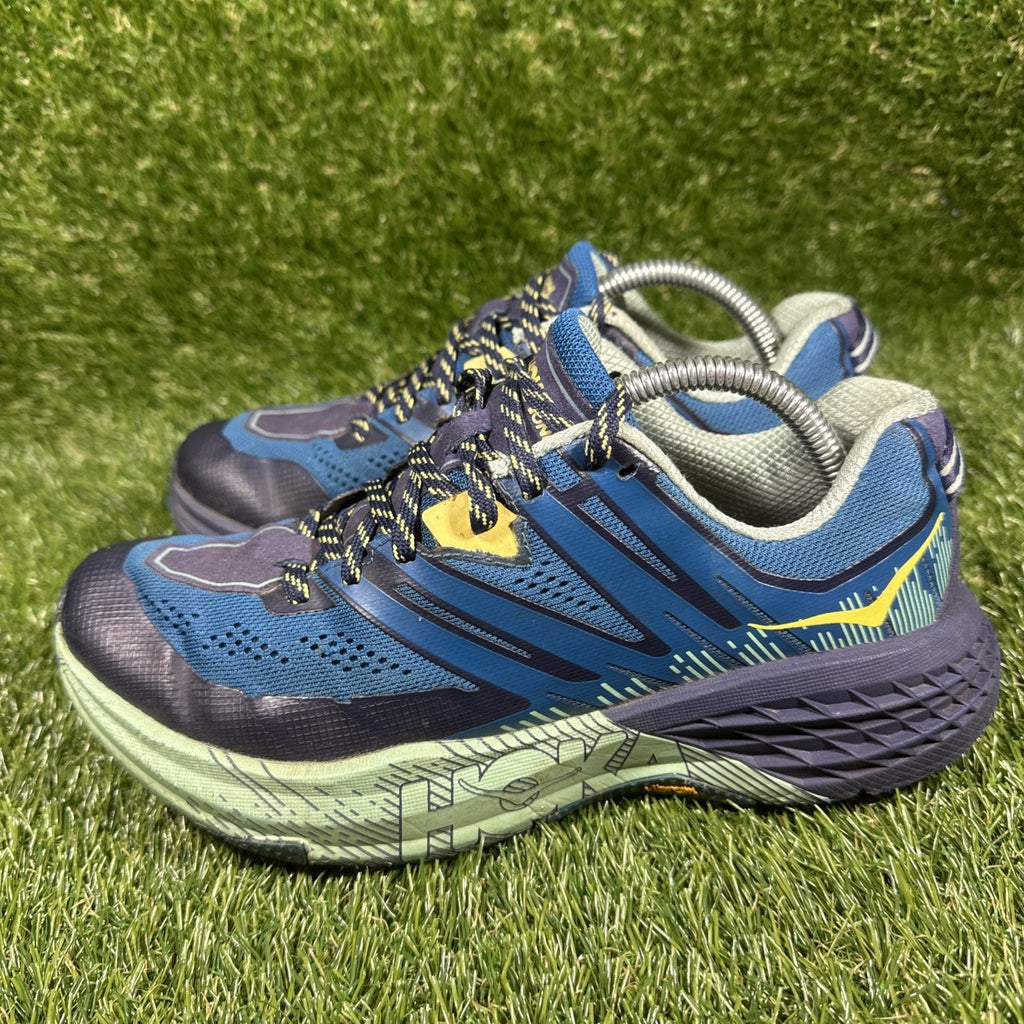 Hoka One One Speedgoat 3 Blue Womens Size 7 Trail Running Shoes 1099734 SMLB