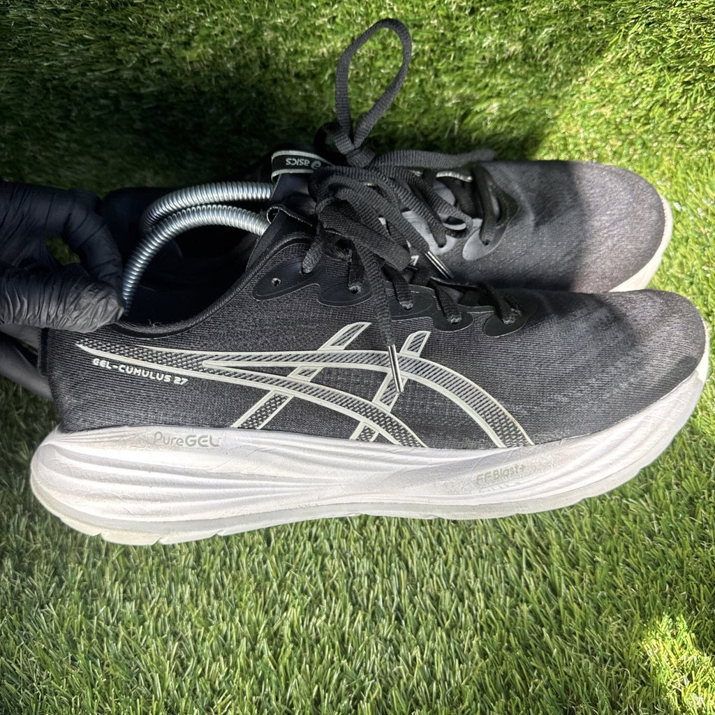 ASICS Gel Cumulus 27 Black Cool Grey Running Shoes Men’s US 11 1011B960