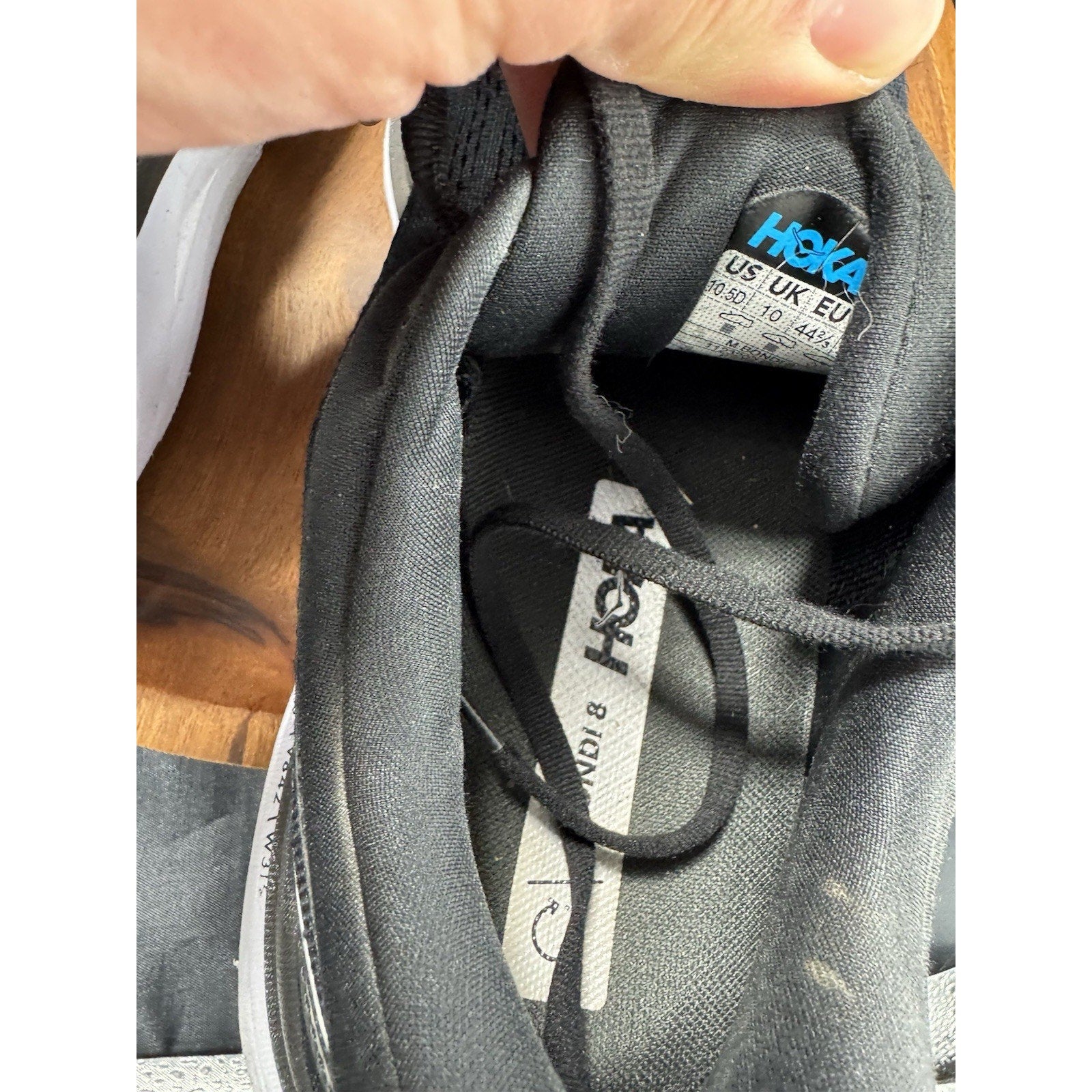 Hoka Men’s Bondi 8 Shoe Sneaker Running Athletic Tennis Shoe Black Size 10.5