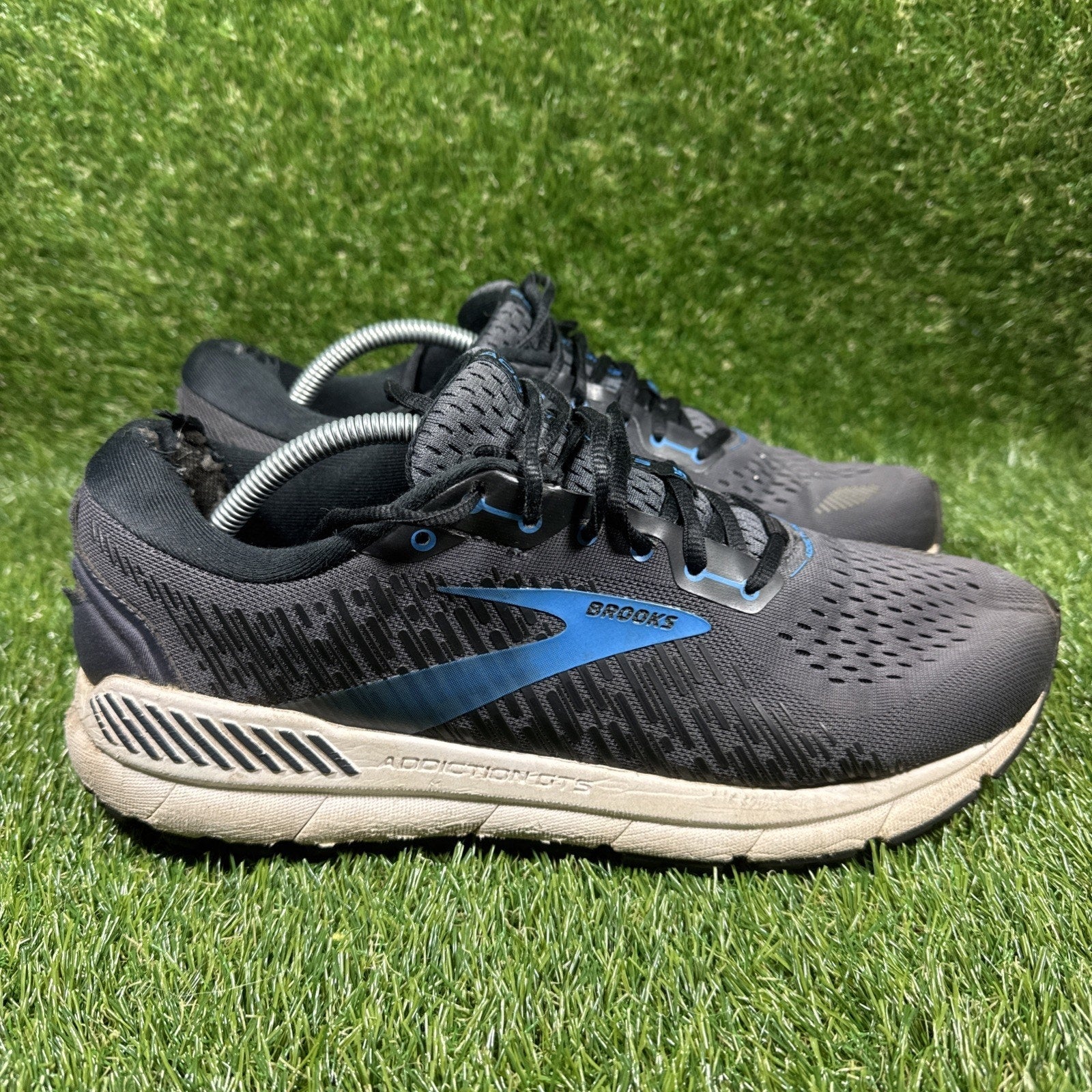 Brooks Sneakers Mens 11 D Addiction GTS 15 1103651D077 Gray Running Gym Shoes