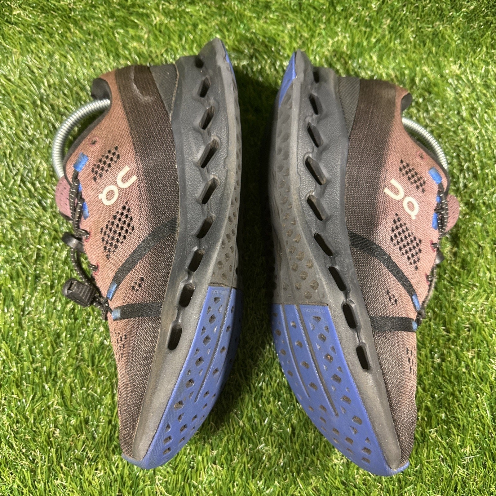 On Cloudsurfer 3WD10441509 Women 8.5 Running Shoes Black Cobalt Athletic Sneaker