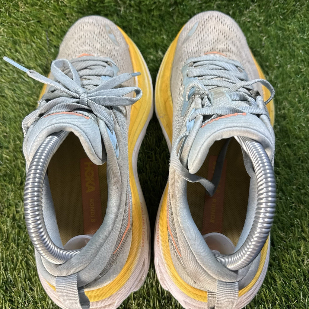 Hoka One One Bondi 8 Running Athletic Shoes Summer Song Women's size 6.5 B