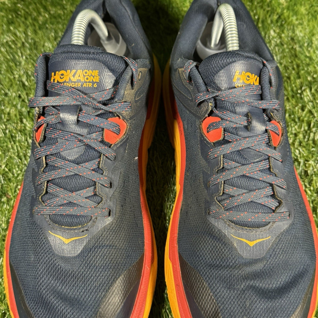 Hoka One One Challenger ATR 6 Men's Shoes Size 9.5D Outer Space/Radiant Yellow