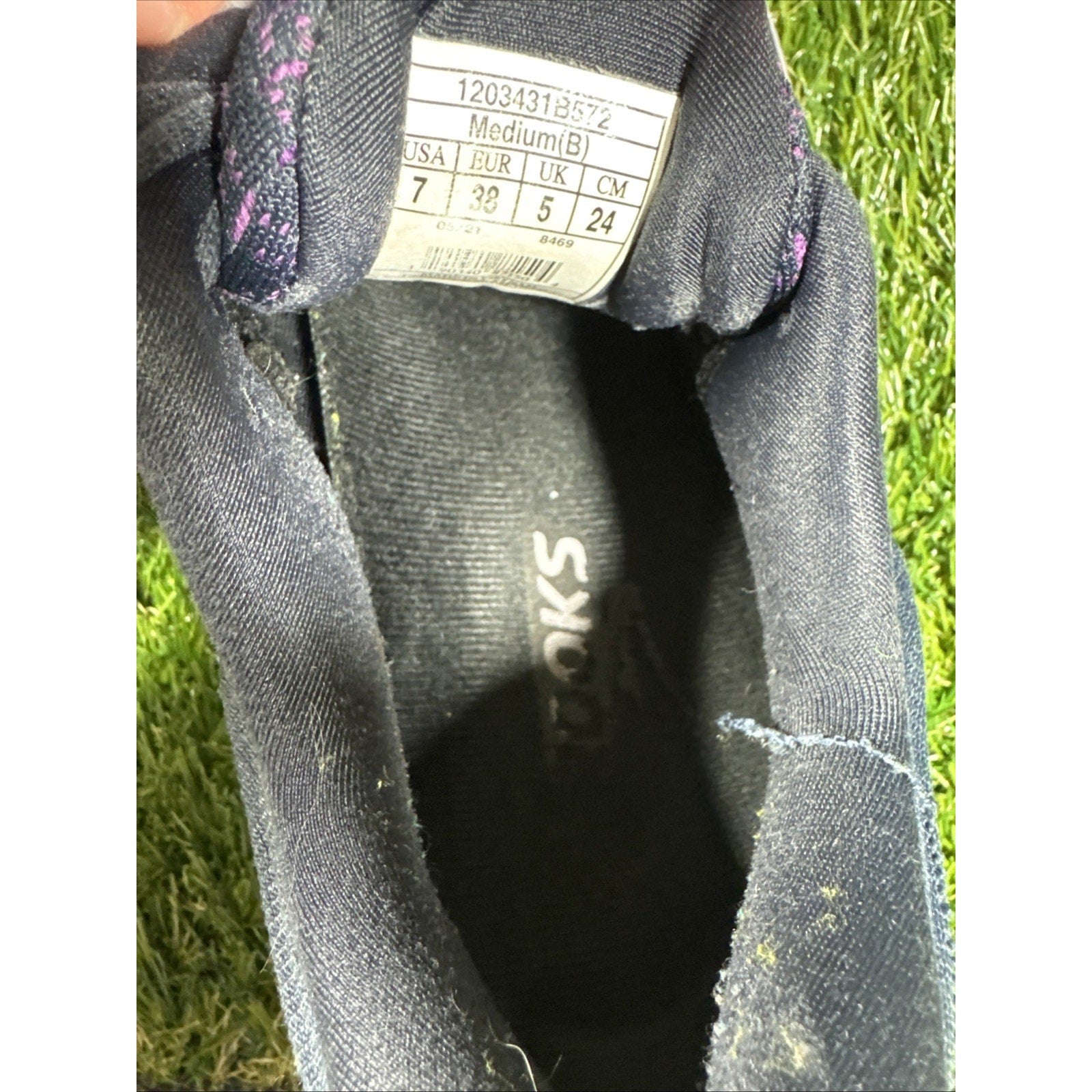 Brooks Womens Glycerin 19 1203431B074 Black Running Shoes Sneakers Size 7 B