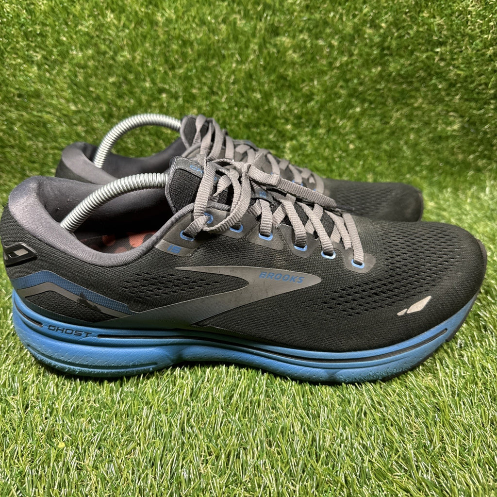 Brooks Ghost 15 Black Pearl Blue Road Running Neutral Men's Size 12D