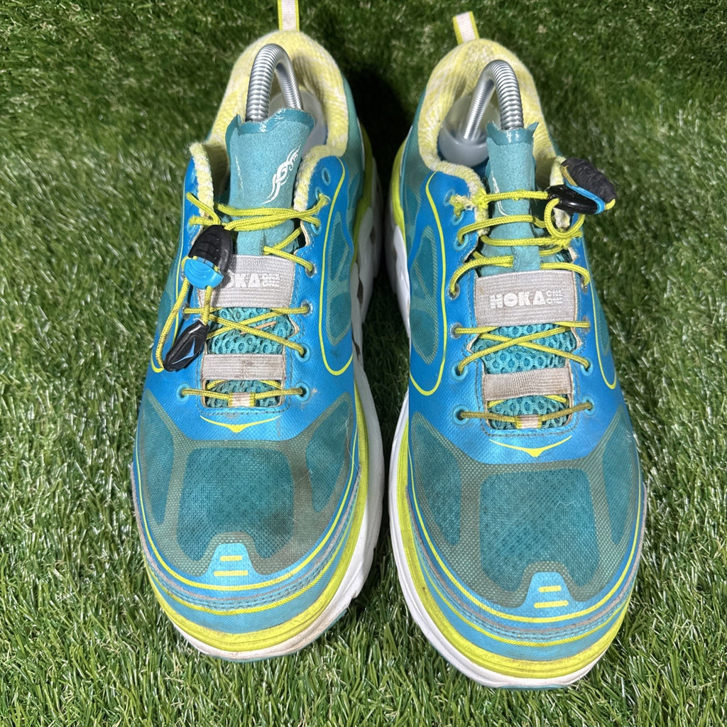 Hoka One One Women Conquest Running Shoe Sneaker 20108 025 Size 10.5 Blue