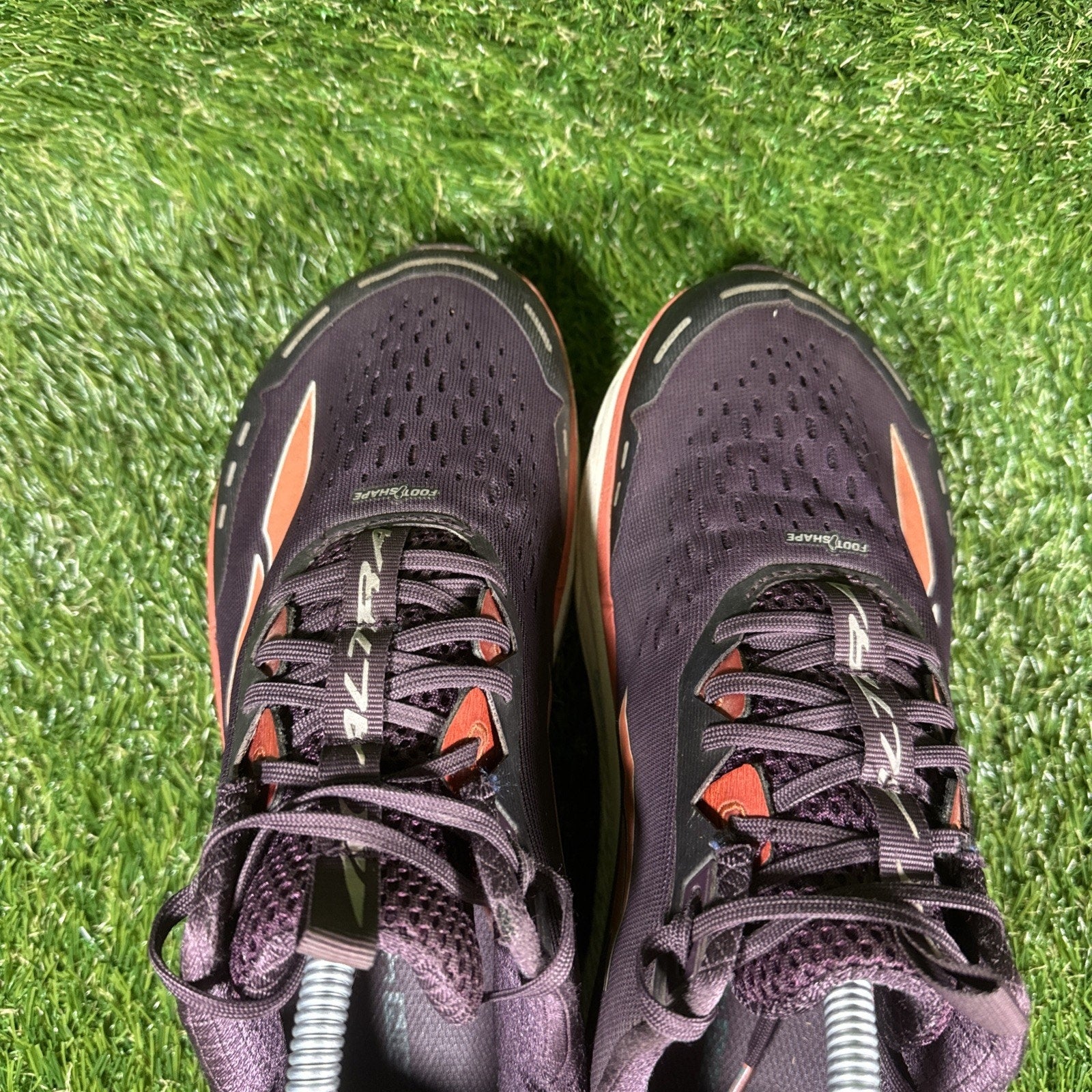 Altra Torin 4 Plush Shoes Womens Size 9 Purple Coral Zero Drop Running Road