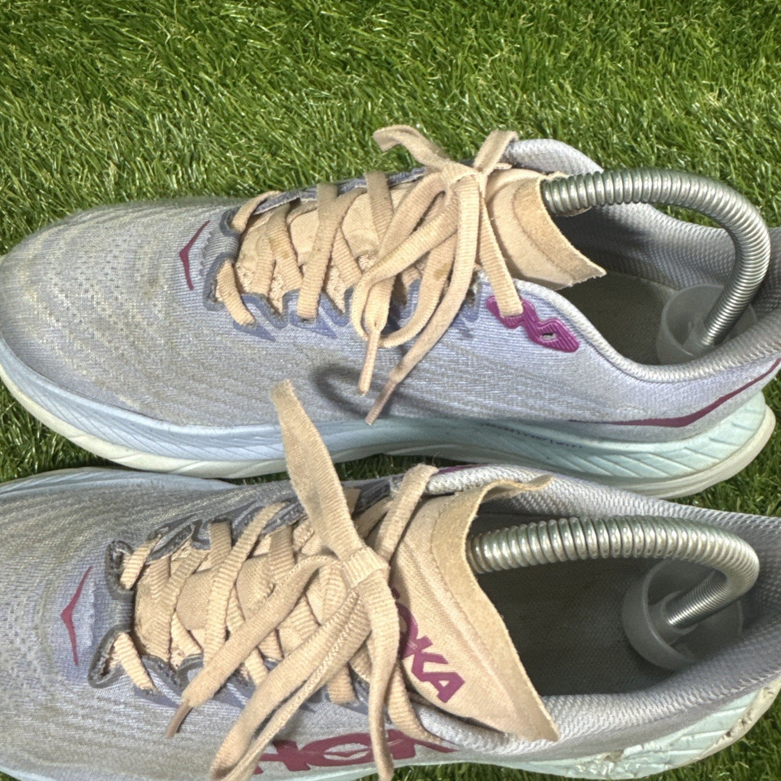 Hoka One One Mach 5 Womens 8B Shoe Purple Running Walking Gym Cushion Sneaker