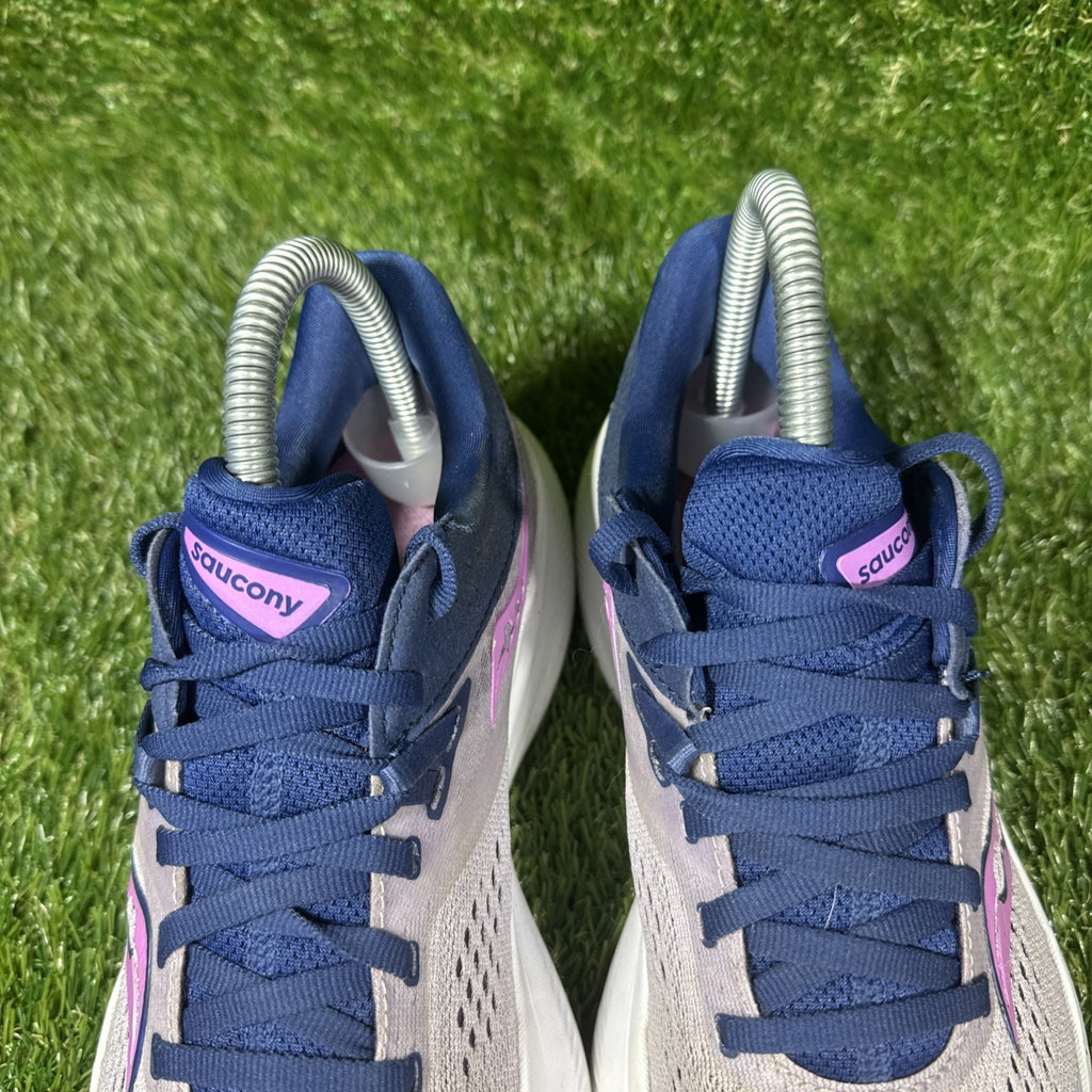 Saucony Ride 16 Womens Size 6.5 Pink White Athletic Running Walking Shoes