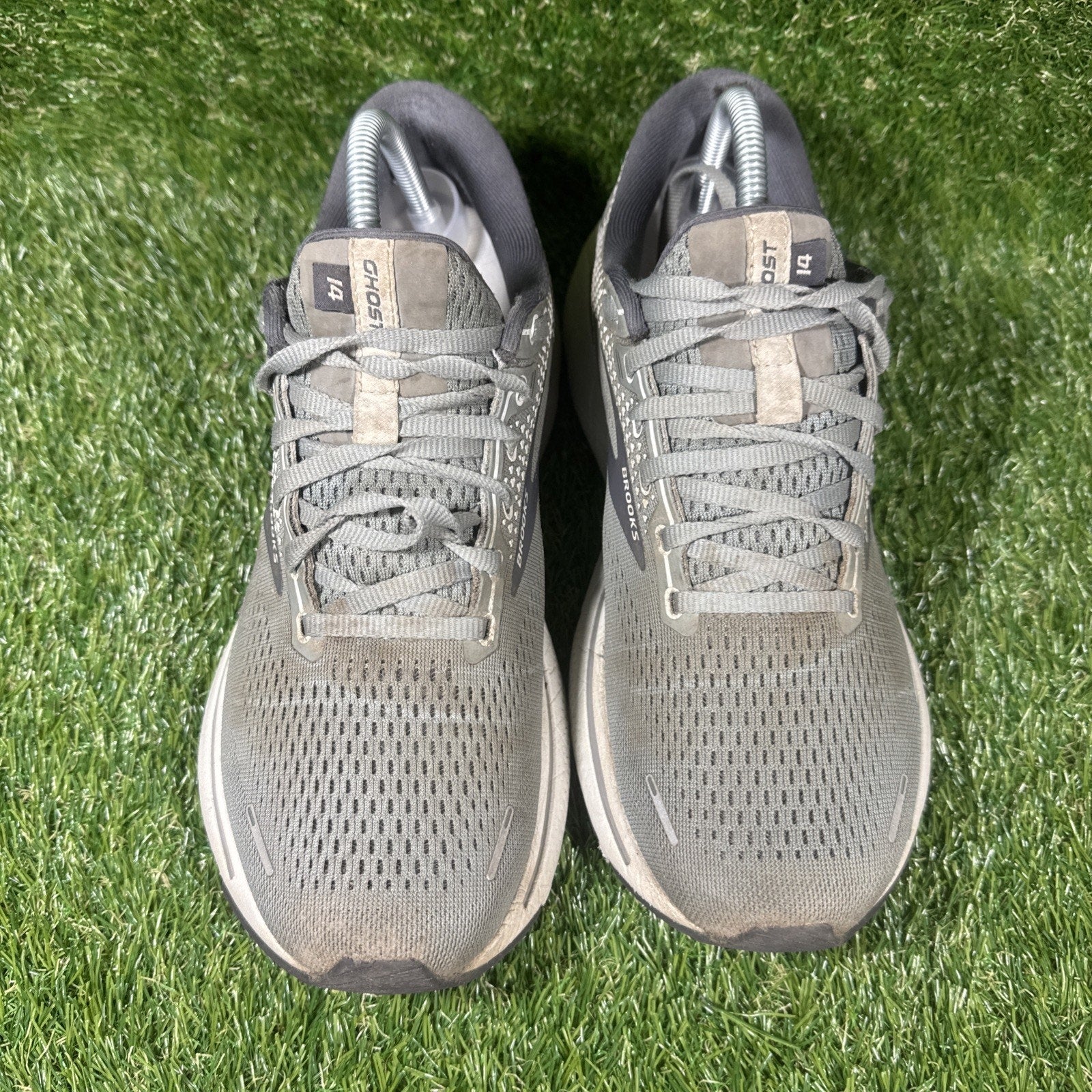 Brooks Ghost 14 Mens Size 9D Shoes 1103691D067 Running Sneakers Gray