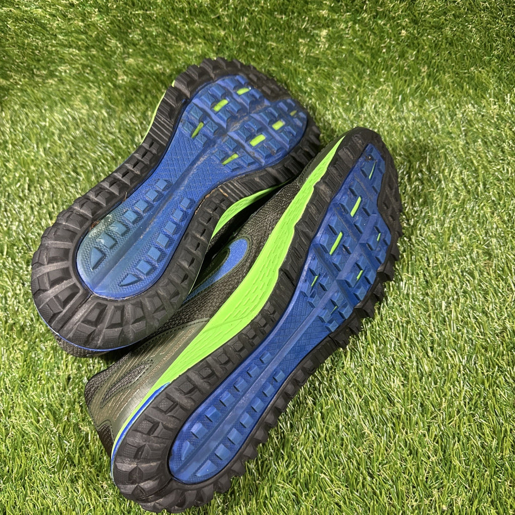 Men’s Nike Zoom Wildhorse 3 Size 10.5 Black Blue Gray 805569-001 Running Shoes