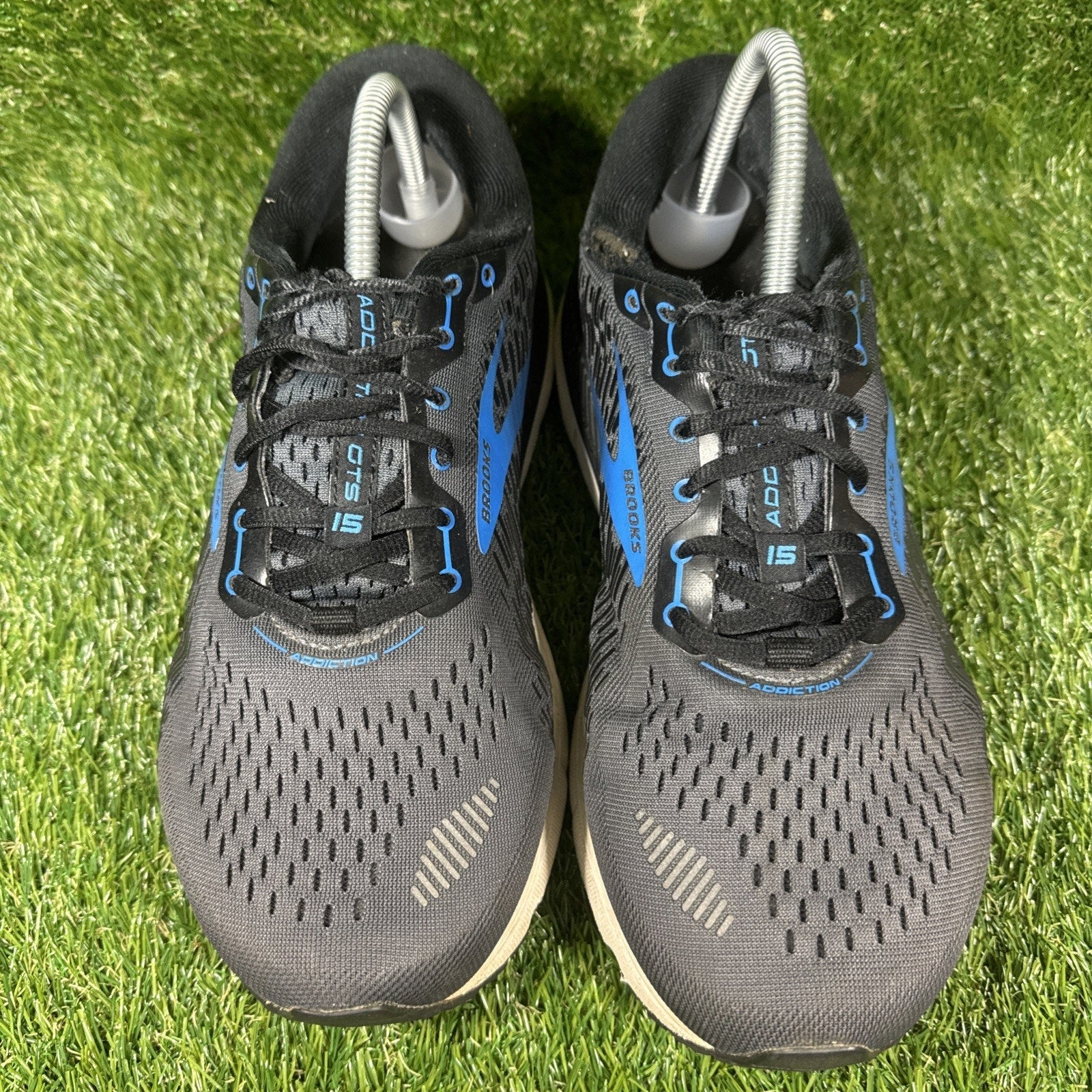 Brooks Addiction GTS 15 Shoes Mens 9 Extra Wide (4E) Black 1103654E077 Running