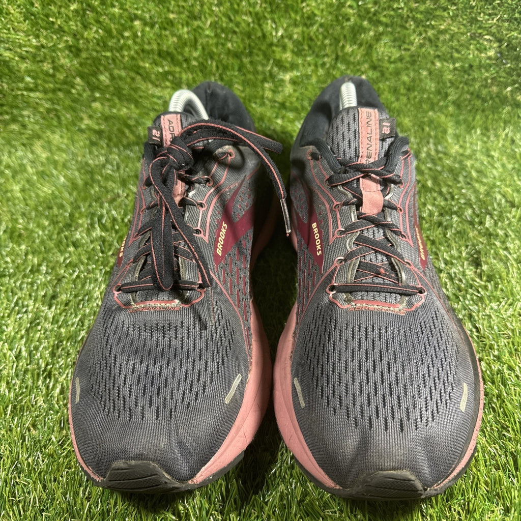 Brooks Adrenaline GTS 21 Women’s Running Shoes Size 11 Black & Pink Sneakers