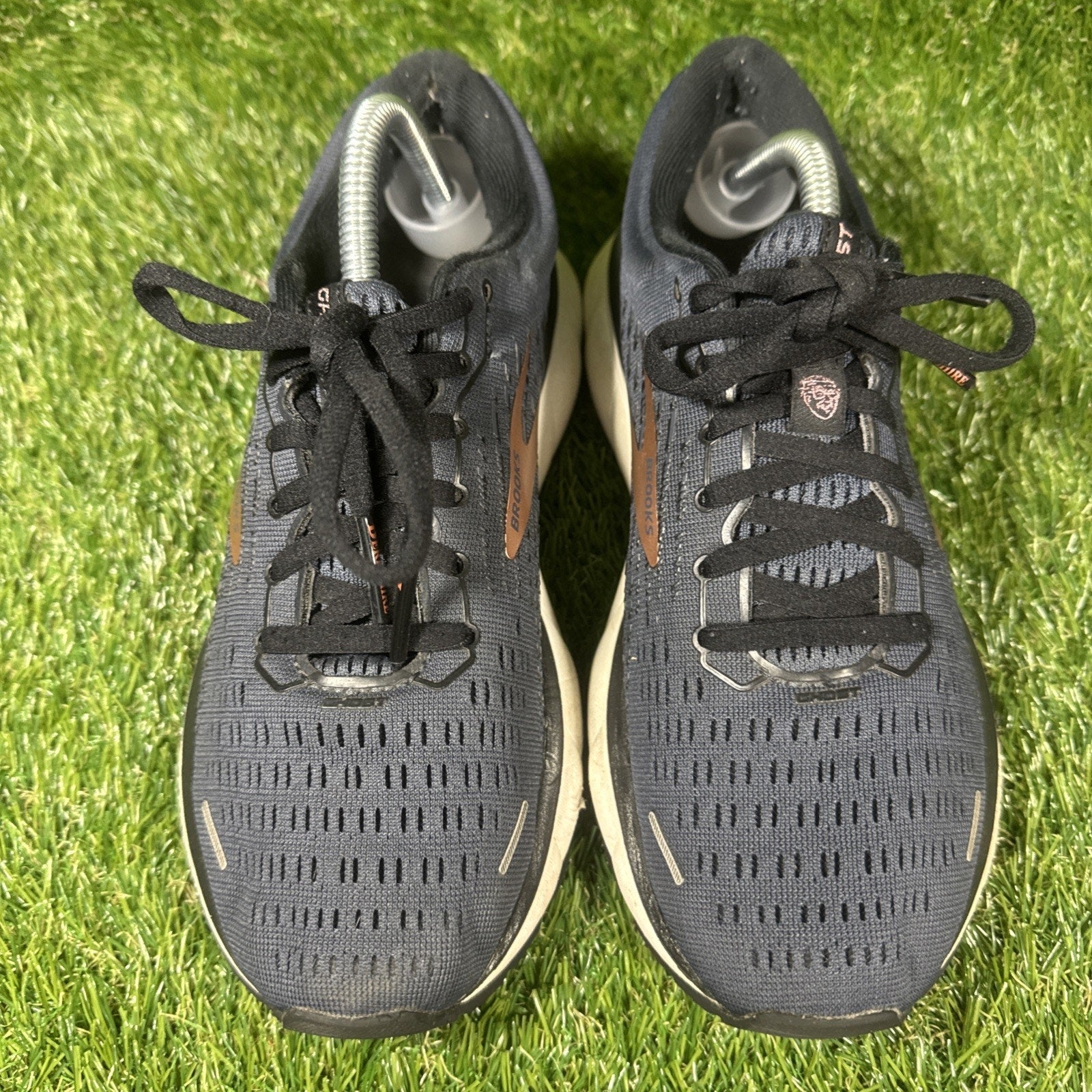 Brooks Womens Ghost 13 1203381B483 Black Running Shoes Sneakers Size 7B