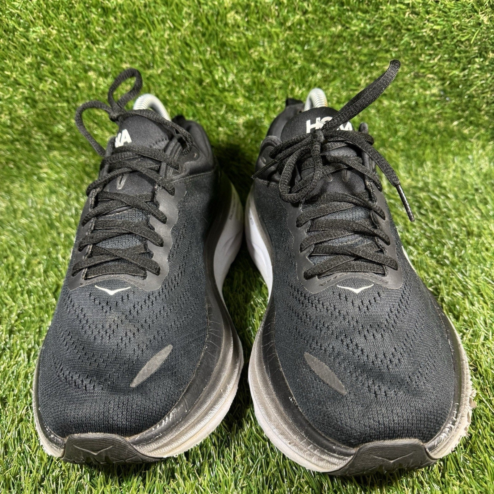 Hoka One One Bondi 8 Womens Size 9 D Wide Running Shoes Sneakers 1127954 BWHT