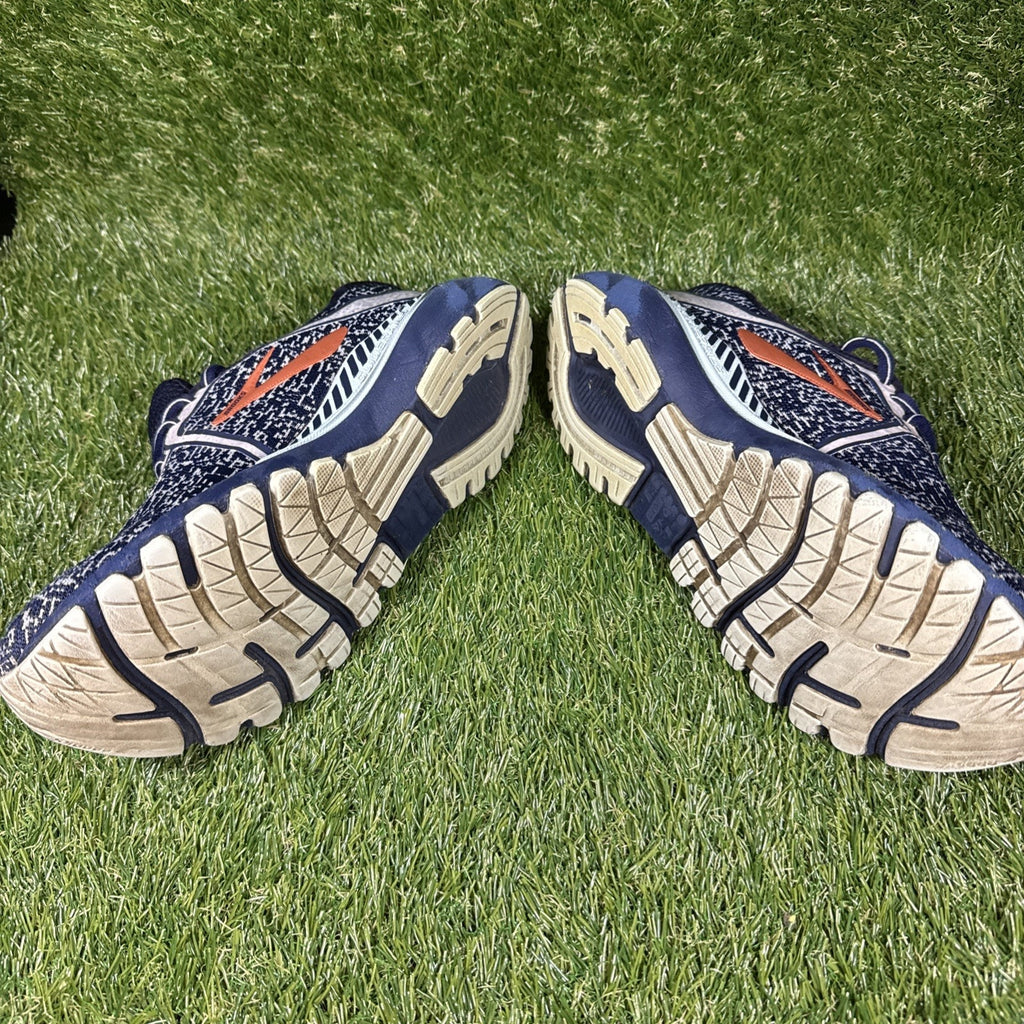 Women's Brooks Adrenaline 20 GTS XX Running Shoes Size 7 Navy Woven Athletic Gym