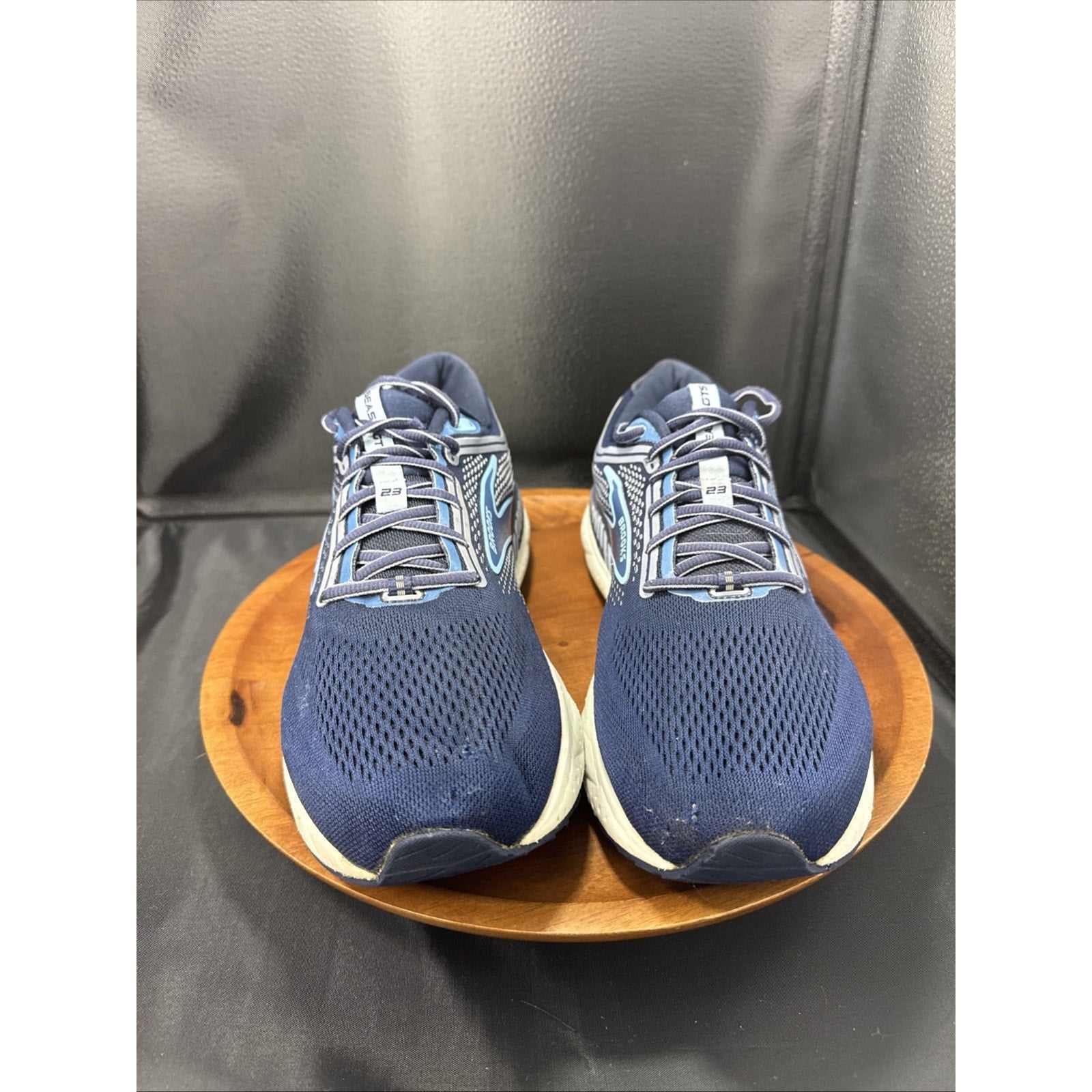 Brooks Beast GTS 23 Mens Size 12 Blue White Athletic Running Shoes Sneakers