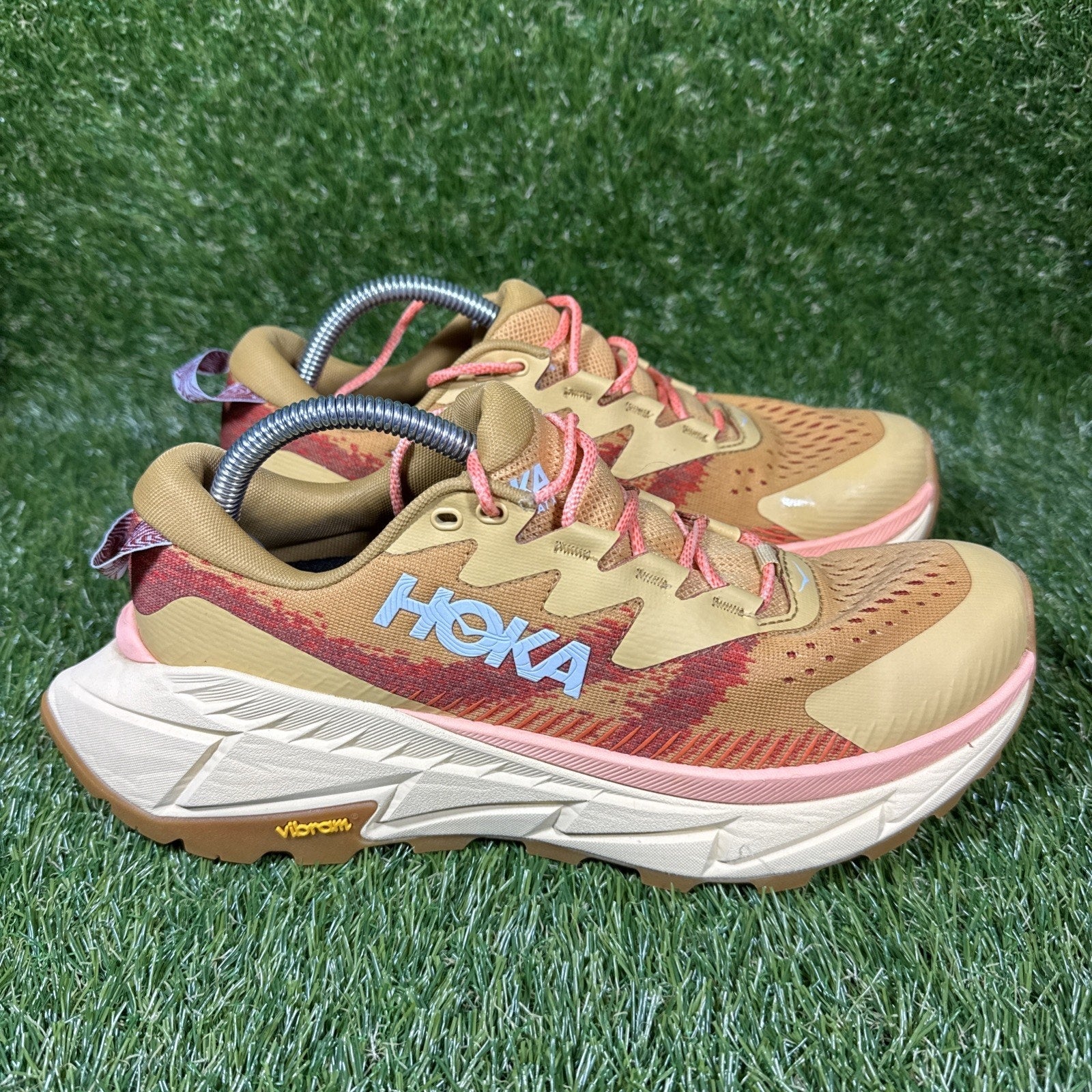 USA 8B Women's Hoka One One Skyline Float X Yellow Orange 1143430