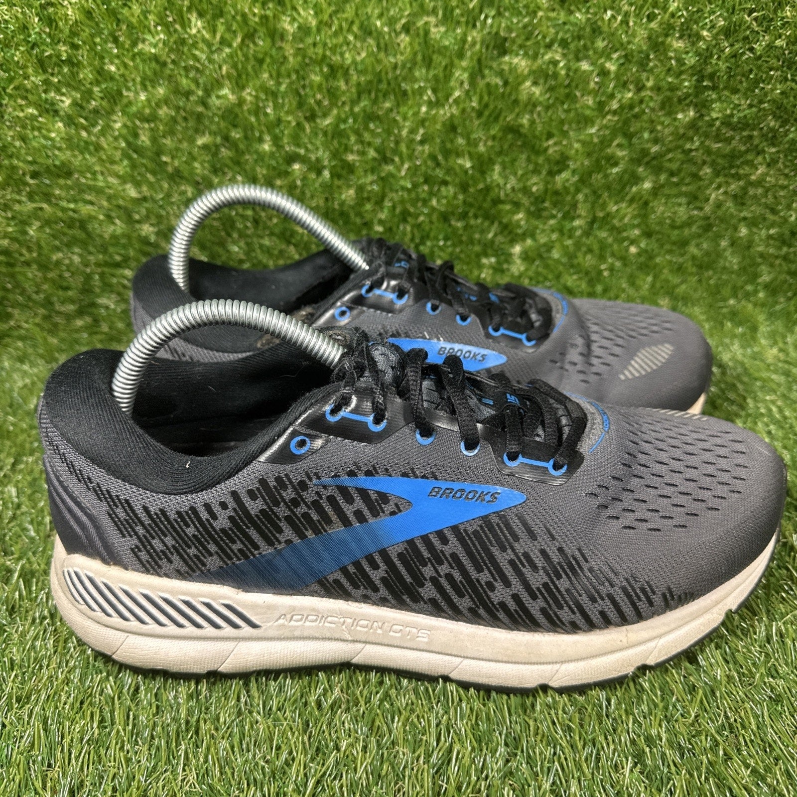 Brooks Addiction GTS 15 Shoes Mens 9 Extra Wide (4E) Black 1103654E077 Running