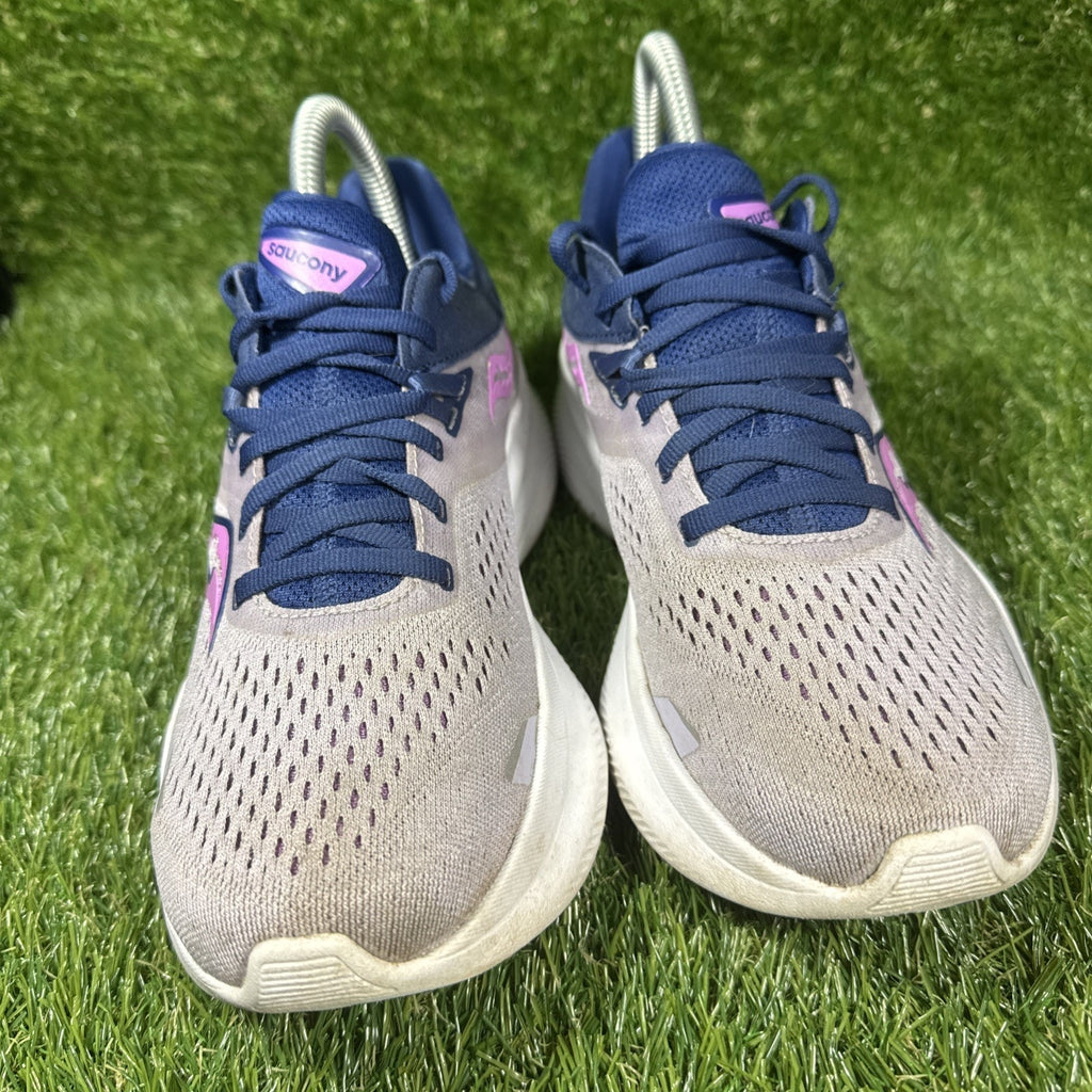 Saucony Ride 16 Womens Size 6.5 Pink White Athletic Running Walking Shoes