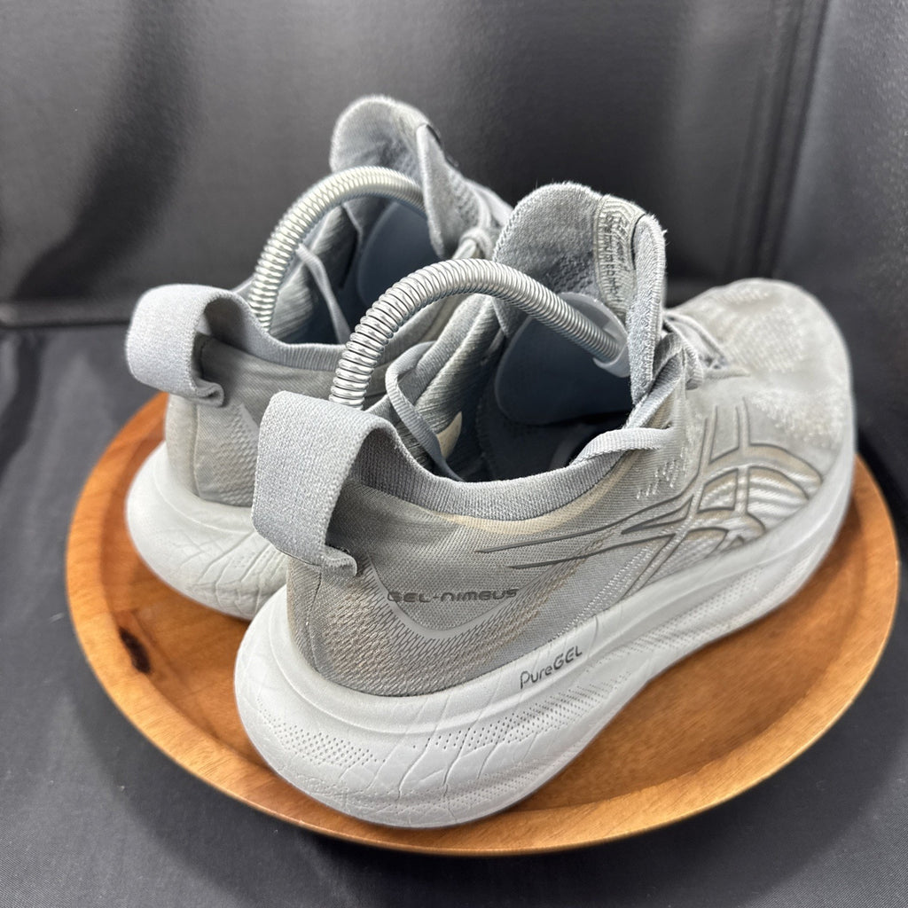 Asics Gel-Nimbus 25 Mens Size 9 Sheet Rock Grey Sneakers 1011B547 NICE!