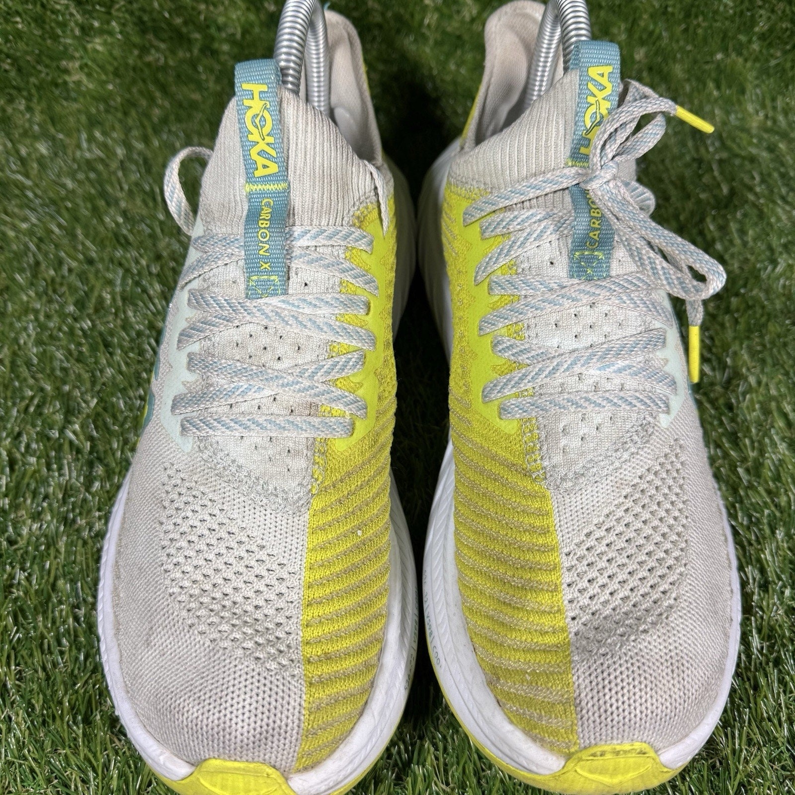 Size 7B- Hoka One One Carbon X Women’s Neon Yellow/White Sneakers Shoes