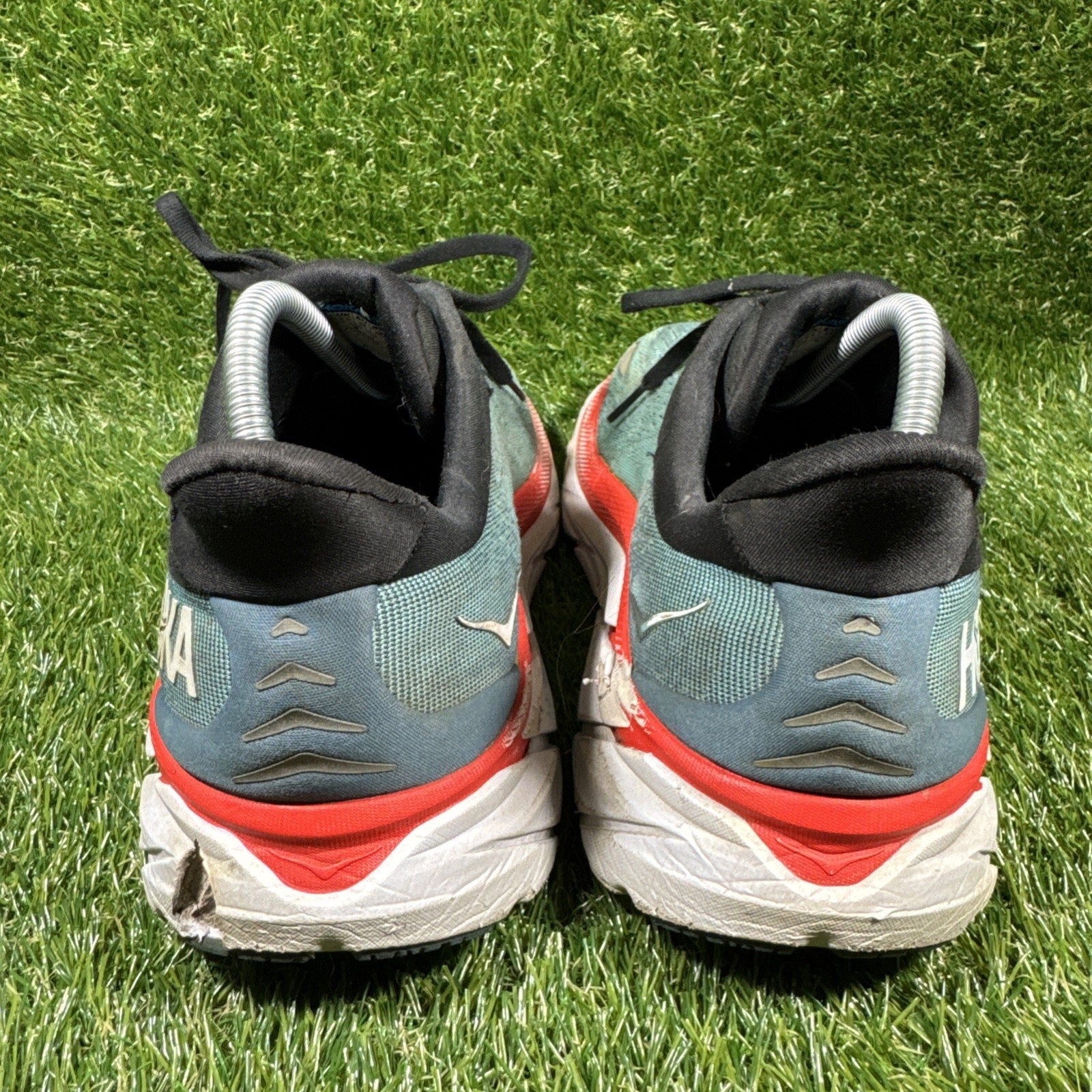 Hoka One One Clifton 8 Men’s Size 10 2E Teal/aqua Running Shoes 1121374 RTAR