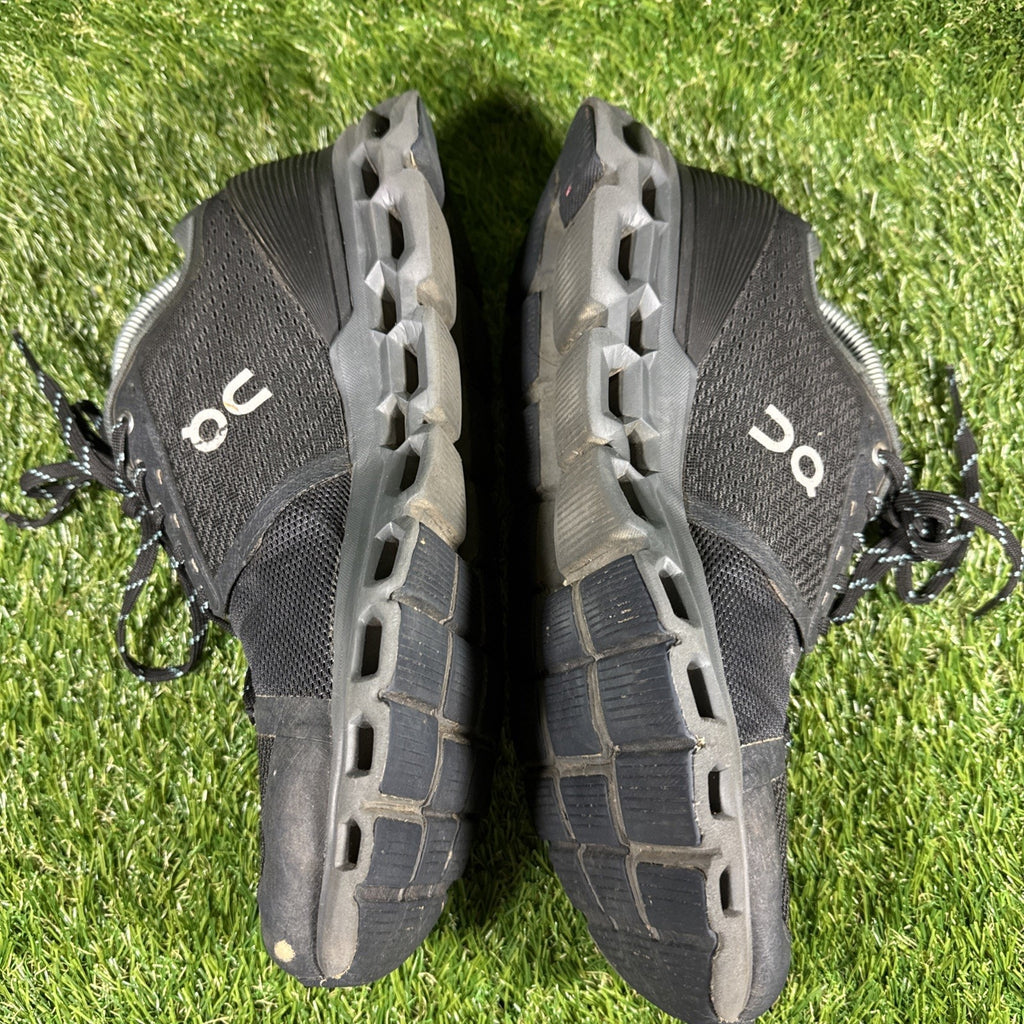 Men's Size 8.5 - ON Cloud Running Shoes Cloudstratus Black Shadow Training