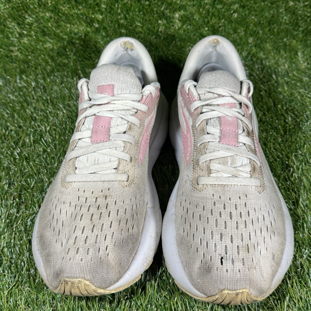 Size 7 - Brooks Ghost 16 Coconut Zephyr White Women's Running Shoes