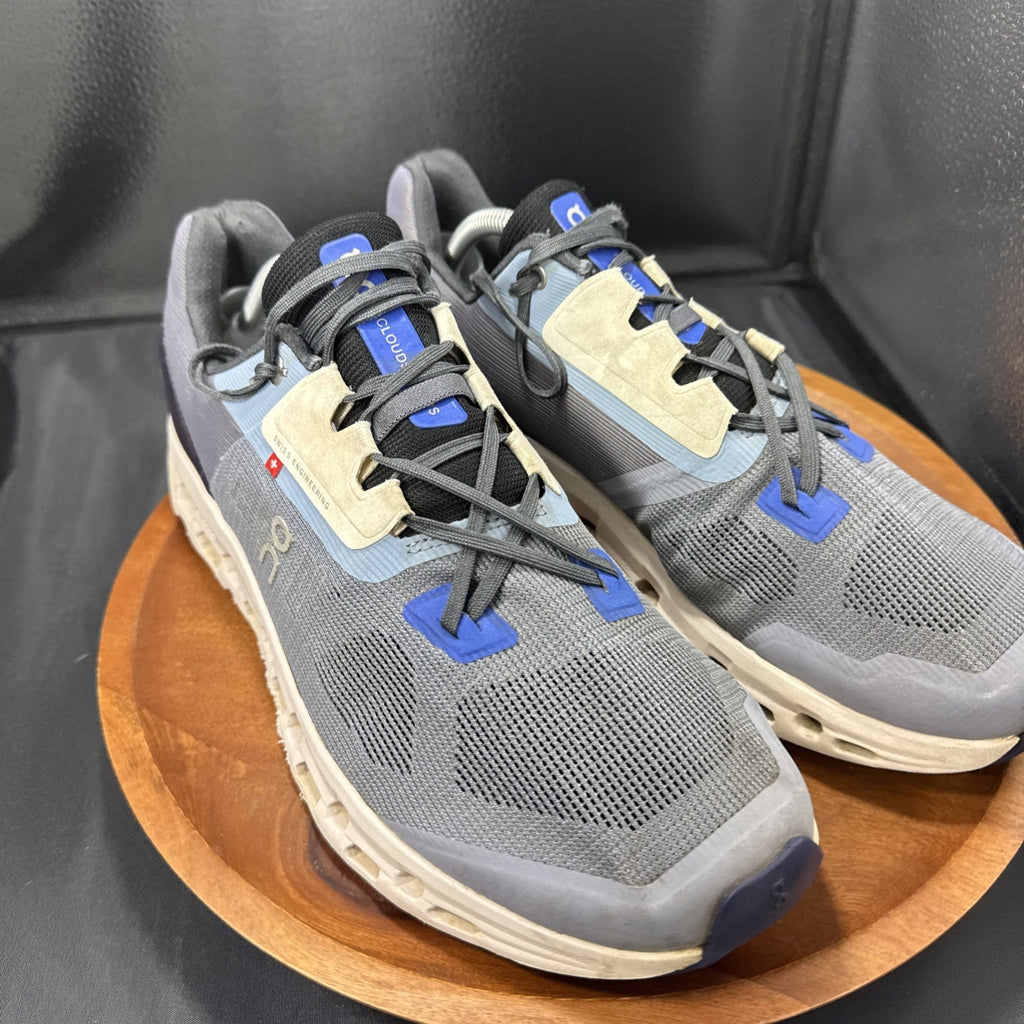 On Running Cloudstratus Men’s Size 11.5 ‘Fossil/Midnight’ Running Shoes 39.99007