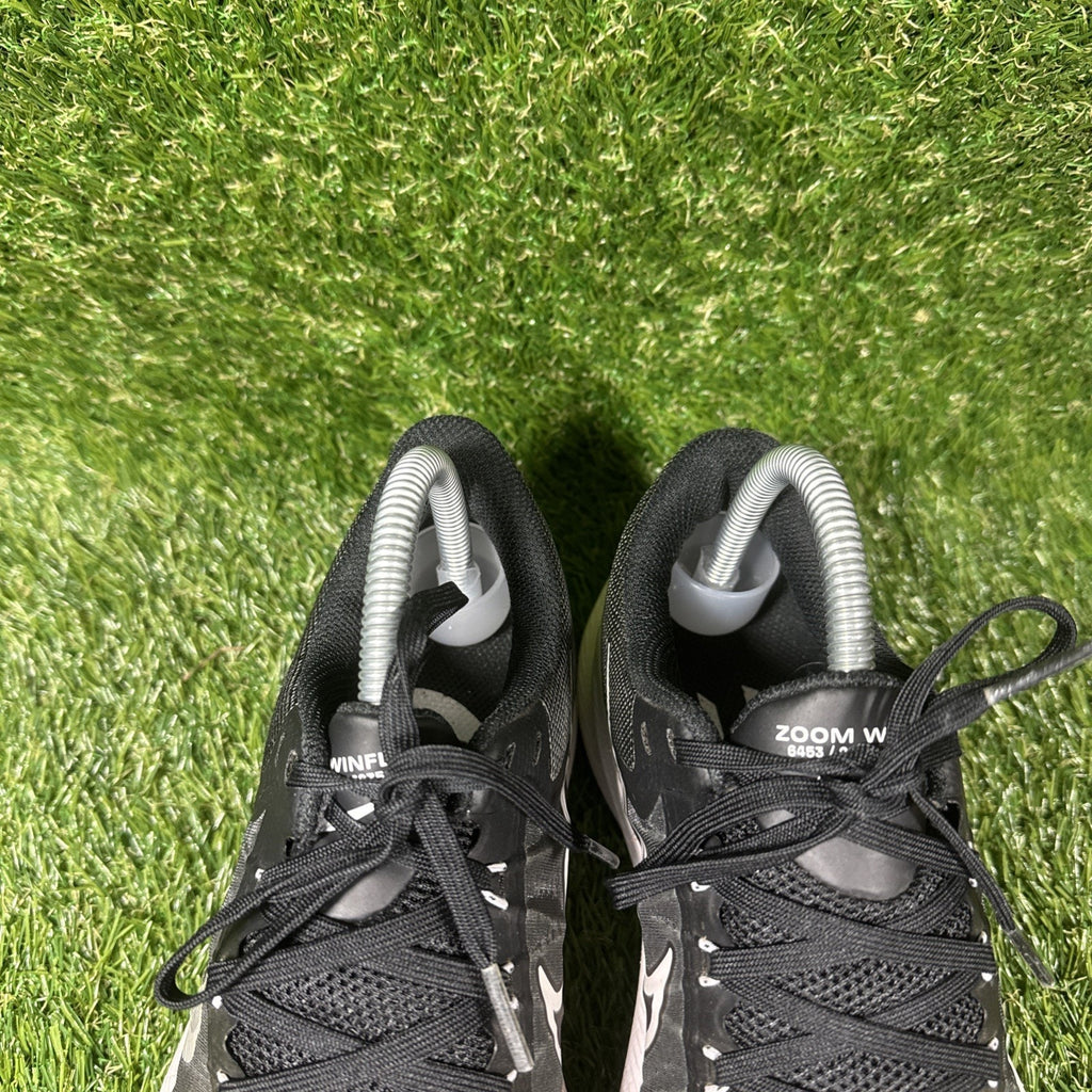 Nike Zoom Winflo 8 Women's Running Walking Shoes Black White Size 8 CW3421-005