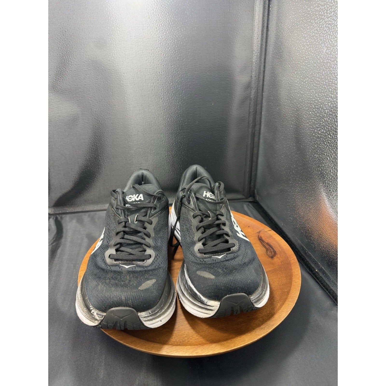 Hoka Men’s Bondi 8 Shoe Sneaker Running Athletic Tennis Shoe Black Size 10.5