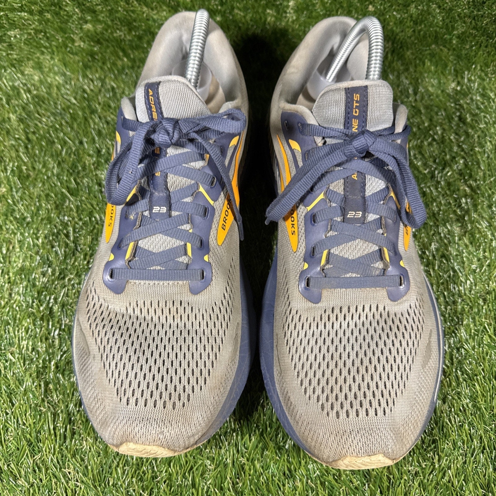 Brooks Adrenaline GTS 23 Blue, Gray, Orange Men's Running Shoes Size 11.5M