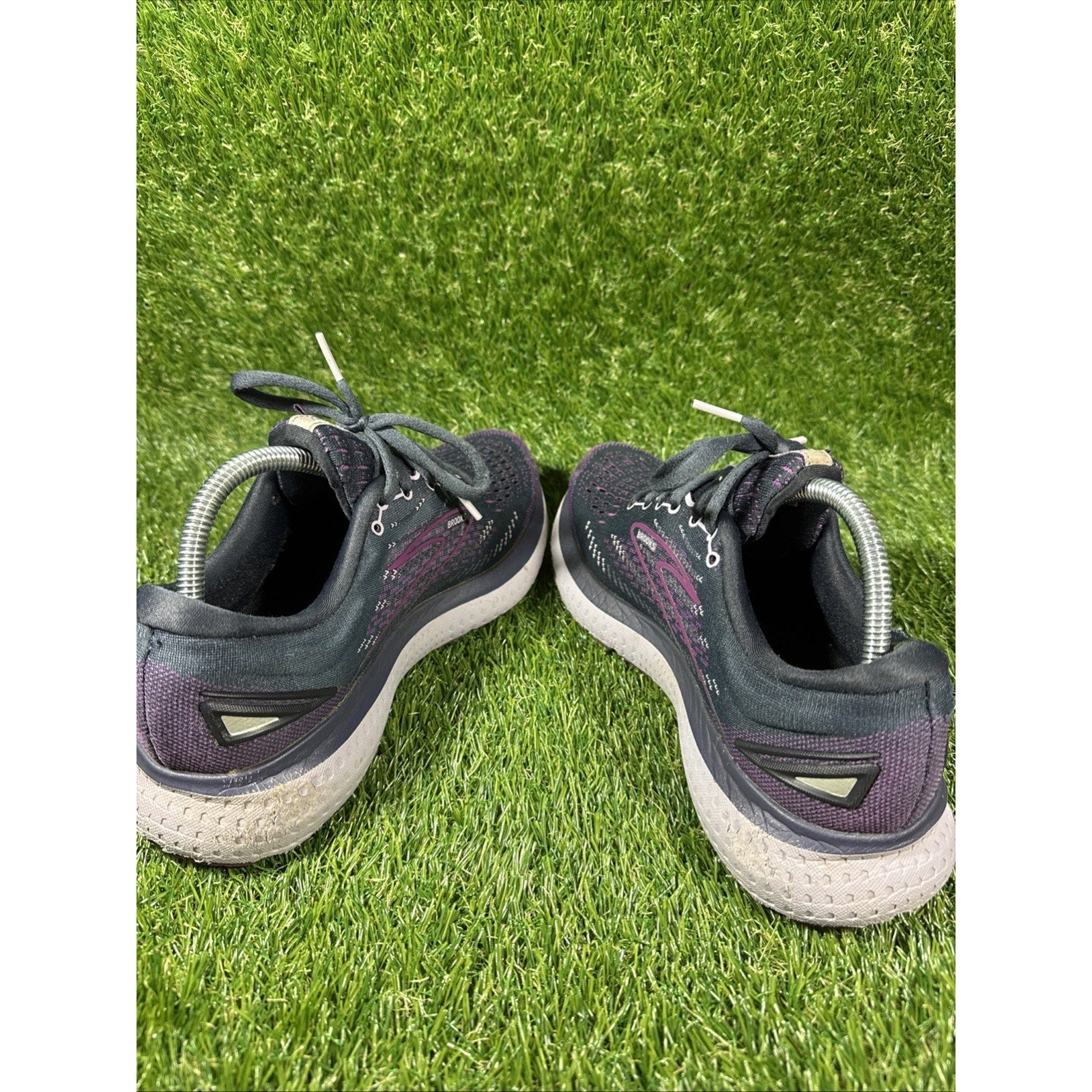 Brooks Womens Glycerin 19 1203431B074 Black Running Shoes Sneakers Size 7 B