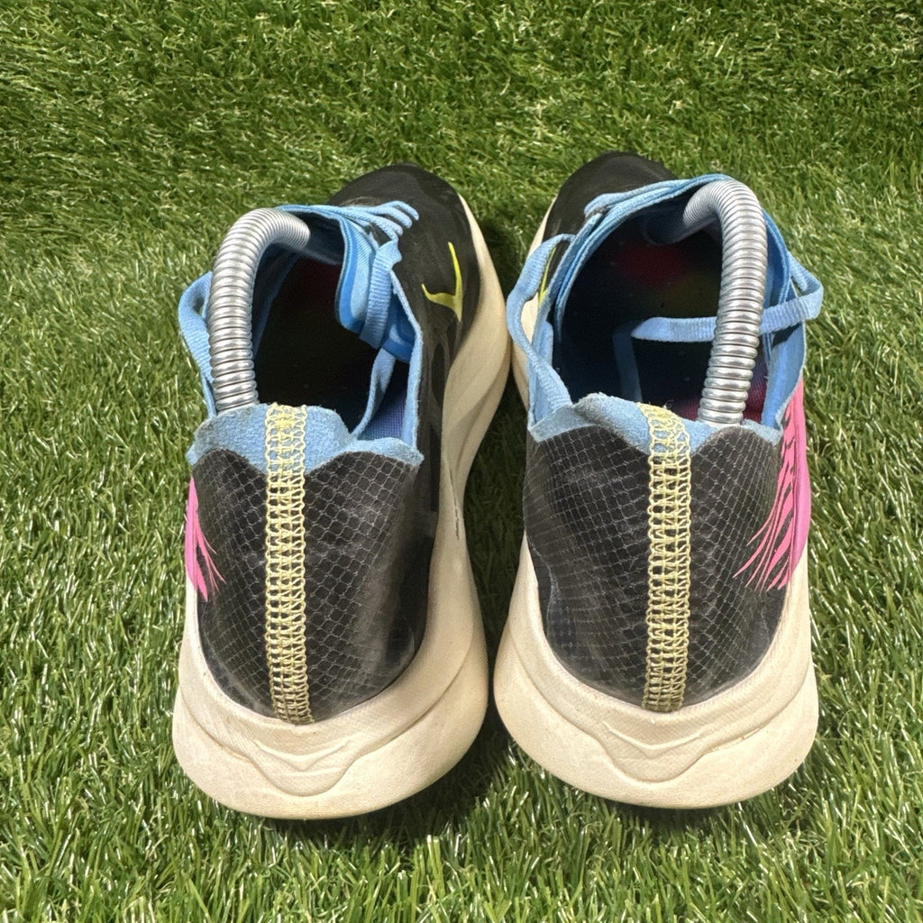 HOKA Rocket X 2 Men's Size 9 Women 10 Carbon Plated Racing Shoes Black Rainbow