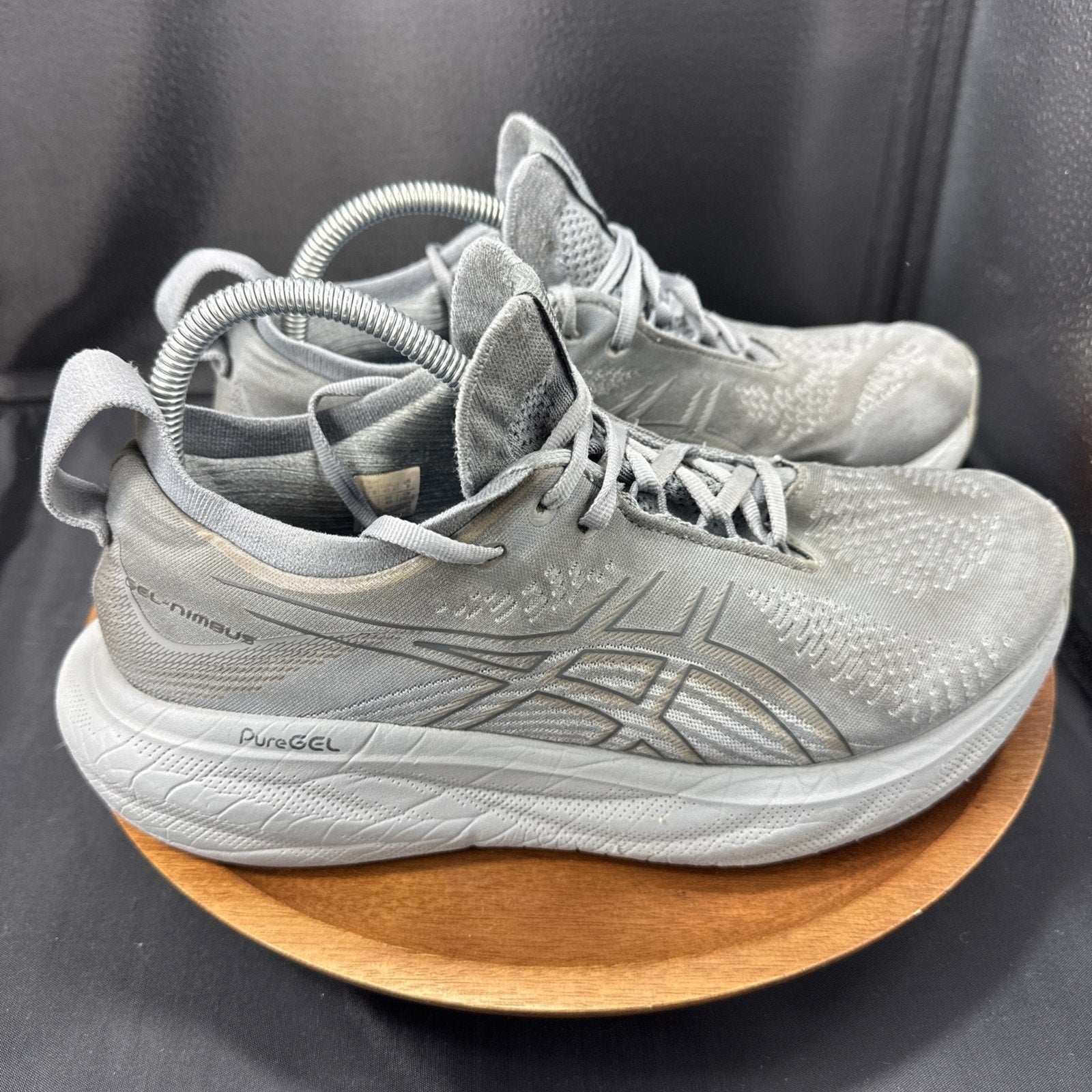 Asics Gel-Nimbus 25 Mens Size 9 Sheet Rock Grey Sneakers 1011B547 NICE!