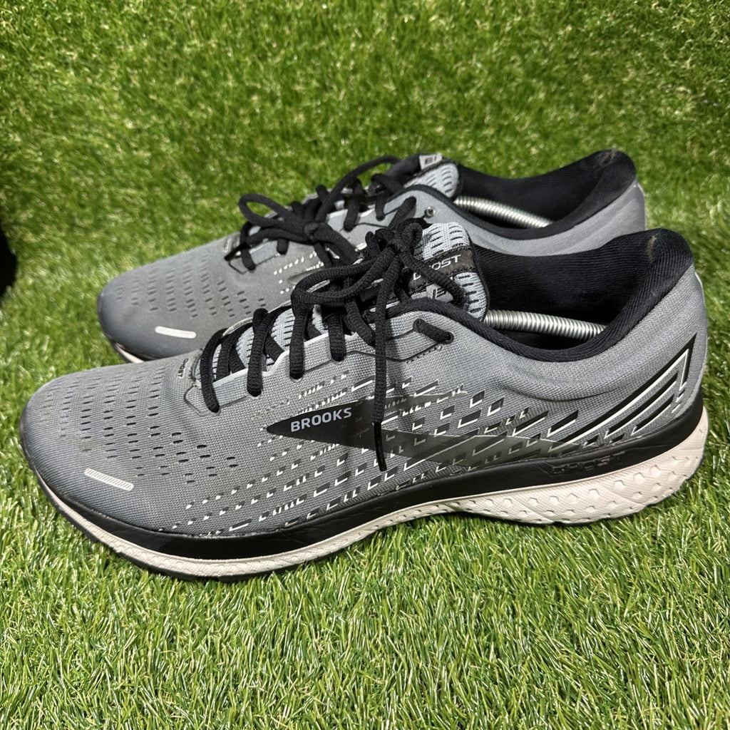 Brooks Mens Ghost 13 1103481D040 Gray Running Shoes Sneakers Size 14D